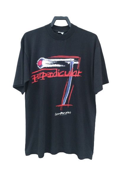 image of Band Tees x Rock Band Vintage 90's Deep Purple Purpendicular Tour 1996 Band Tshirt in Black (Size L
