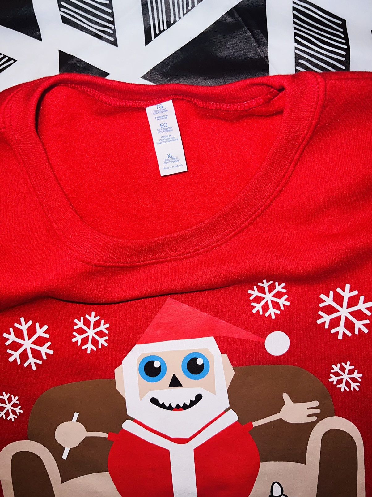 Holiday Brand × Vintage Cocaine Christmas Sweater Size US XL / EU 56 / 4 - 3 Thumbnail