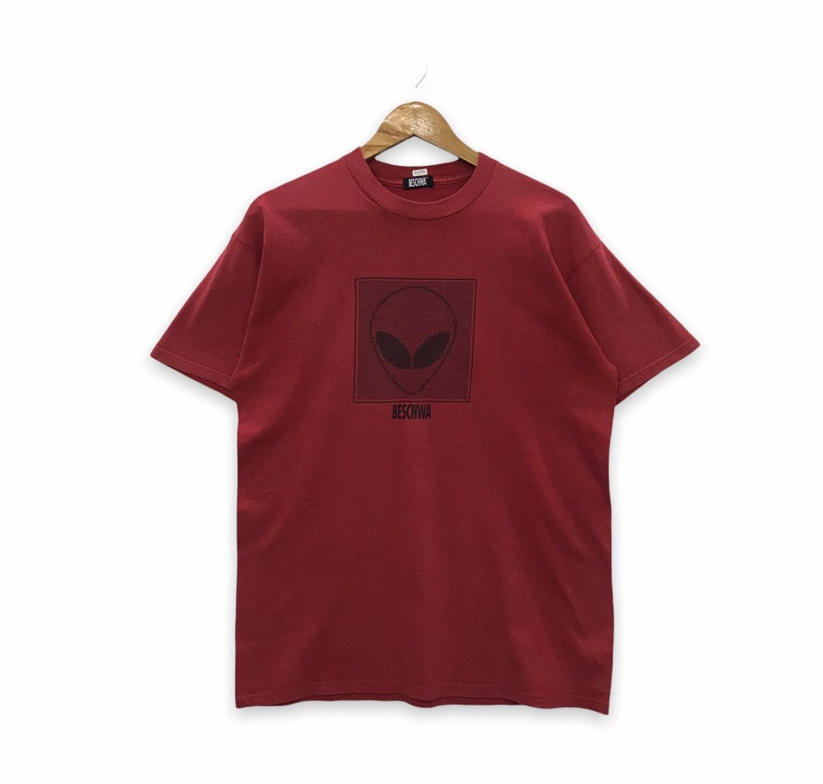 image of Beschwa Alien Workshop Tee in Red, Men's (Size Large)