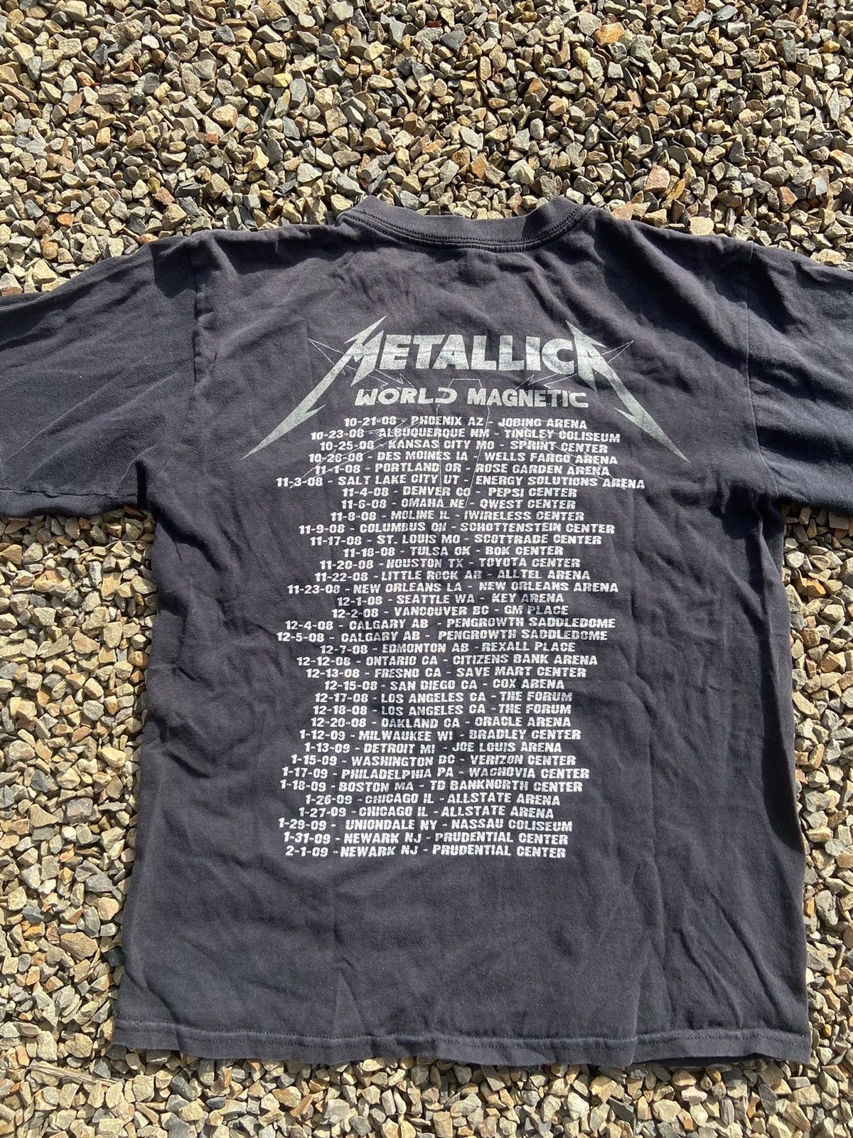Metallica Pre-shrunk. T-shirt. Metallica. 2008-2009 World tour Size US M / EU 48-50 / 2 - 2 Thumbnail