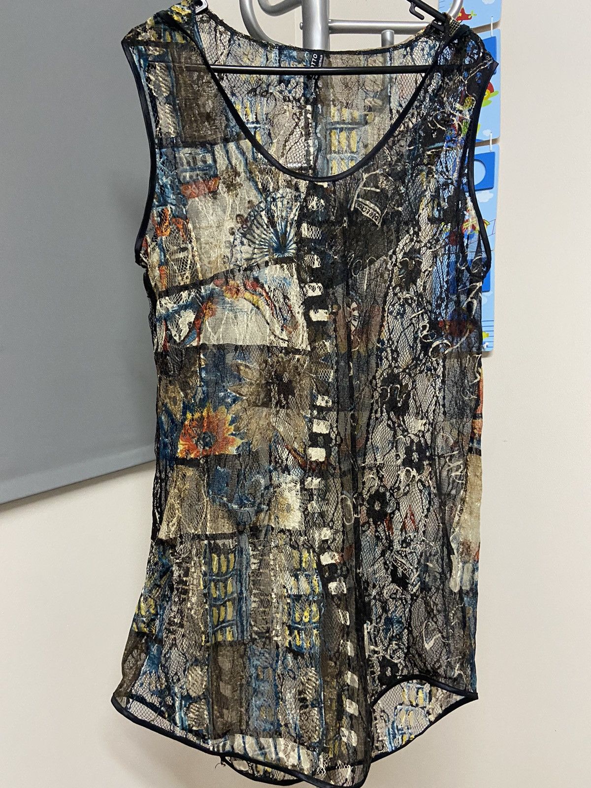 Vintage Unique hype beach vest. Avant- guard Size ONE SIZE - 1 Thumbnail