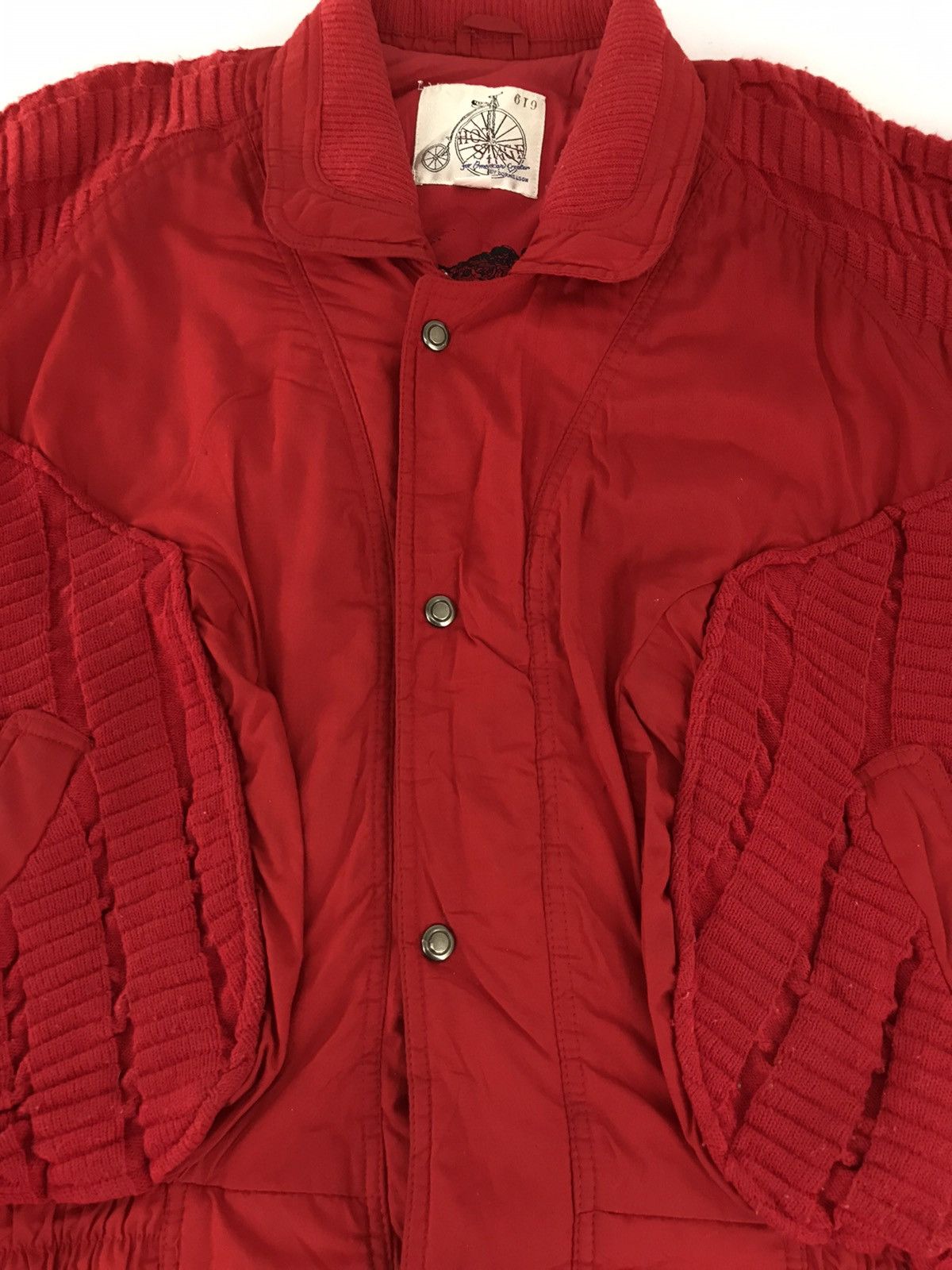 Vintage Hot Stage Ey Dormelso Bomber Varsity Jacket Snap Button Size US M / EU 48-50 / 2 - 3 Thumbnail