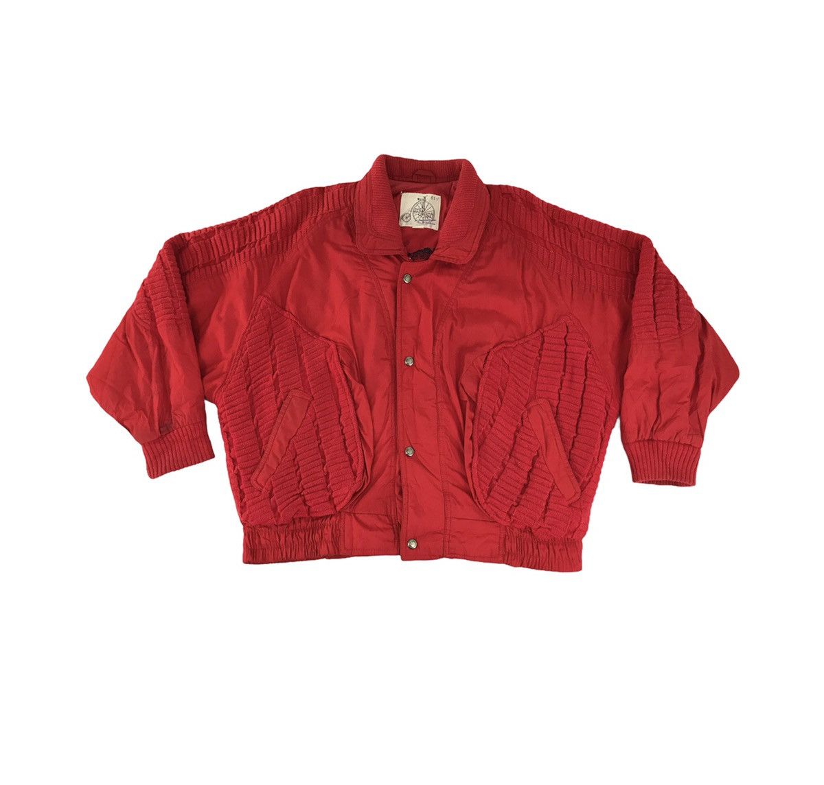 Vintage Hot Stage Ey Dormelso Bomber Varsity Jacket Snap Button Size US M / EU 48-50 / 2 - 1 Thumbnail