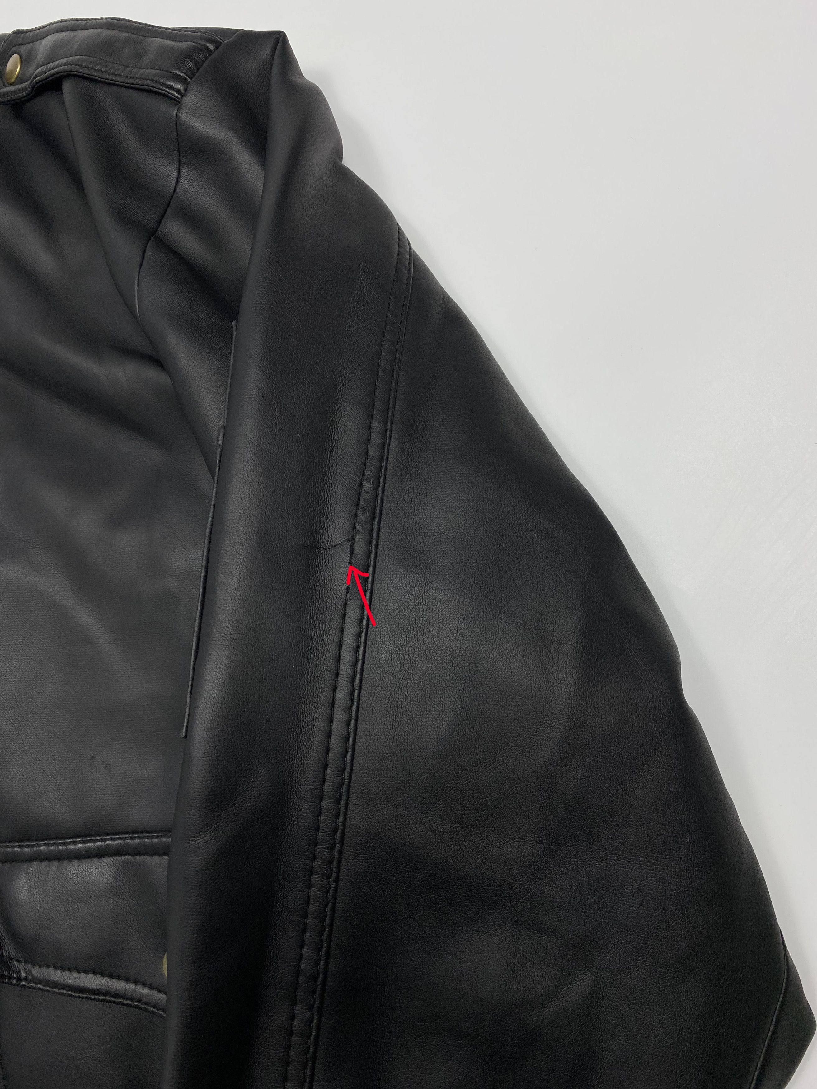 Designer × Vintage Unbranded Vintage PVC Leather Heavyweight Bomber Jacket Size US XL / EU 56 / 4 - 11 Thumbnail