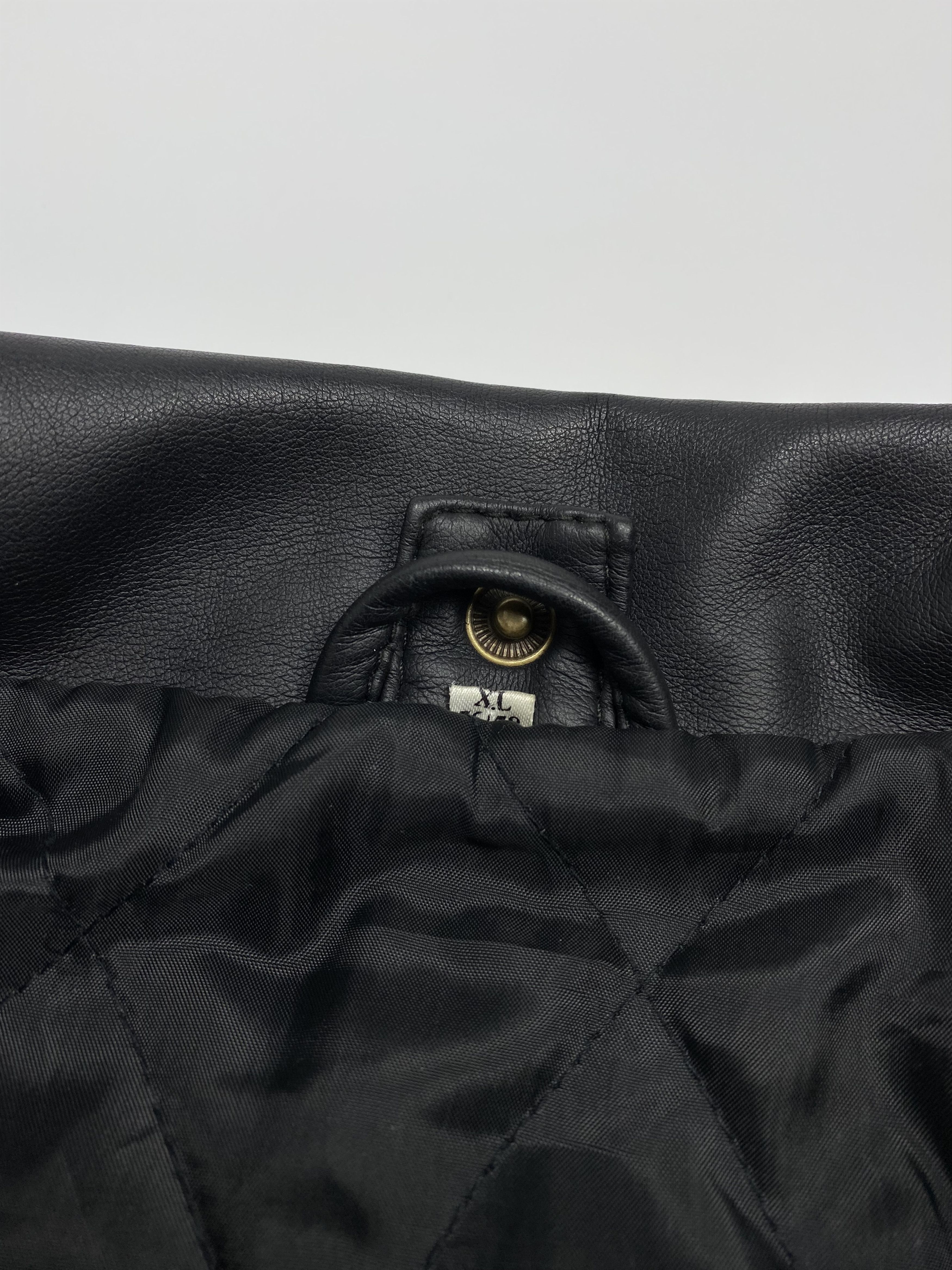 Designer × Vintage Unbranded Vintage PVC Leather Heavyweight Bomber Jacket Size US XL / EU 56 / 4 - 8 Thumbnail