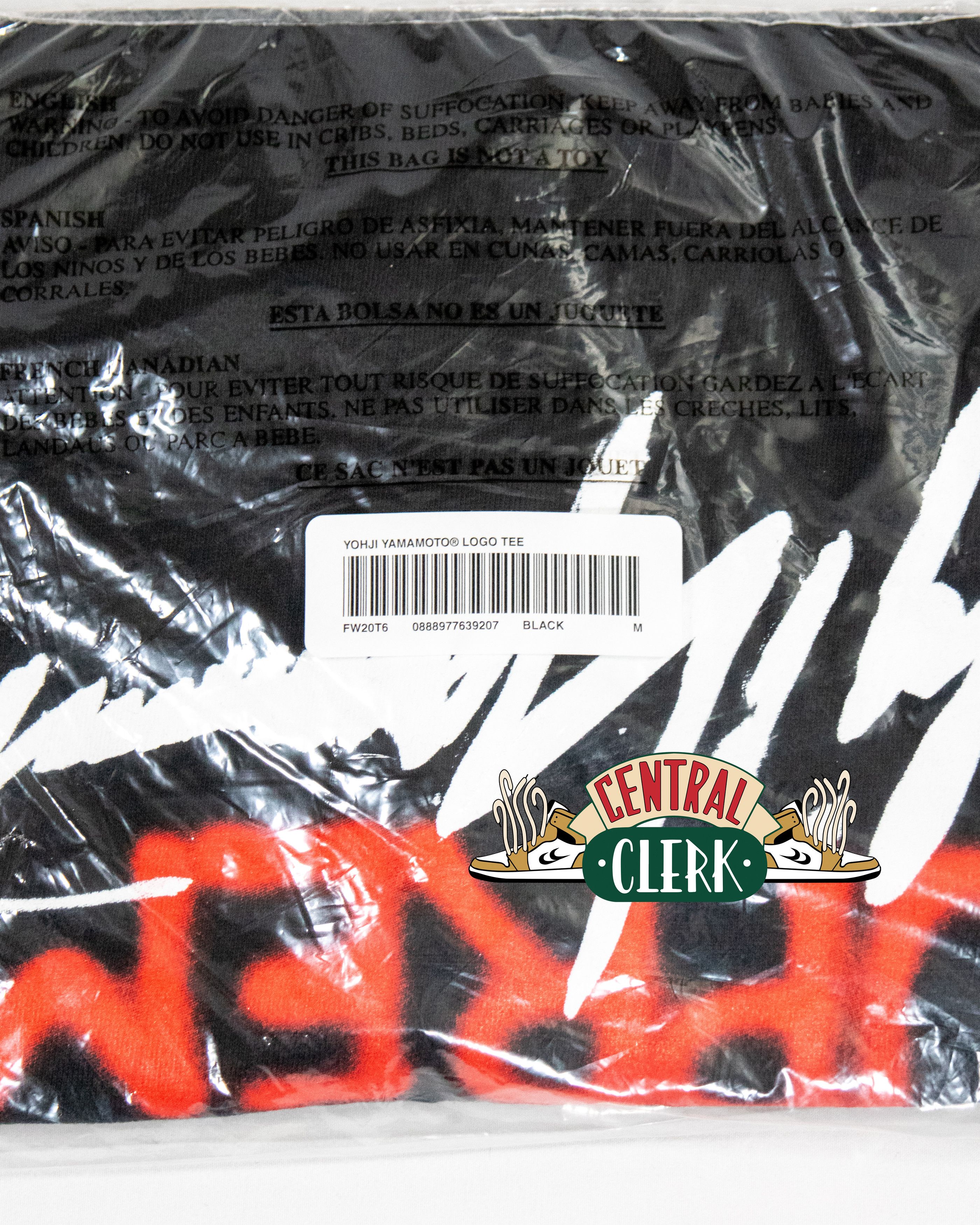 Supreme × Yohji Yamamoto Yohji Yamamoto Logo Tee (FW20) Size US M / EU 48-50 / 2 - 3 Thumbnail
