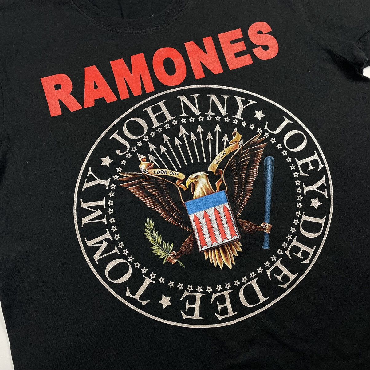 Vintage 2003 Ramones 2024 Double Sided Band T Shirt