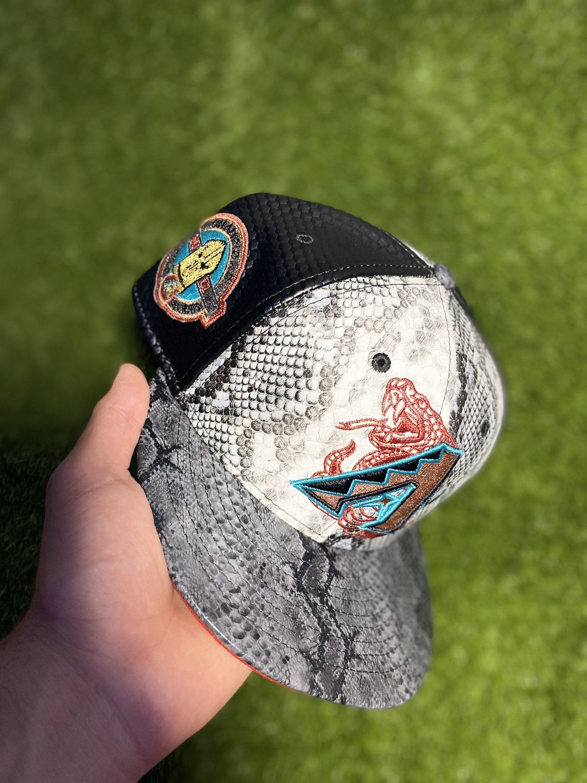 7 1/2 ARIZONA DIAMONDBACKS SNAKE LOGO CITY CONNECT CROWNMINDED