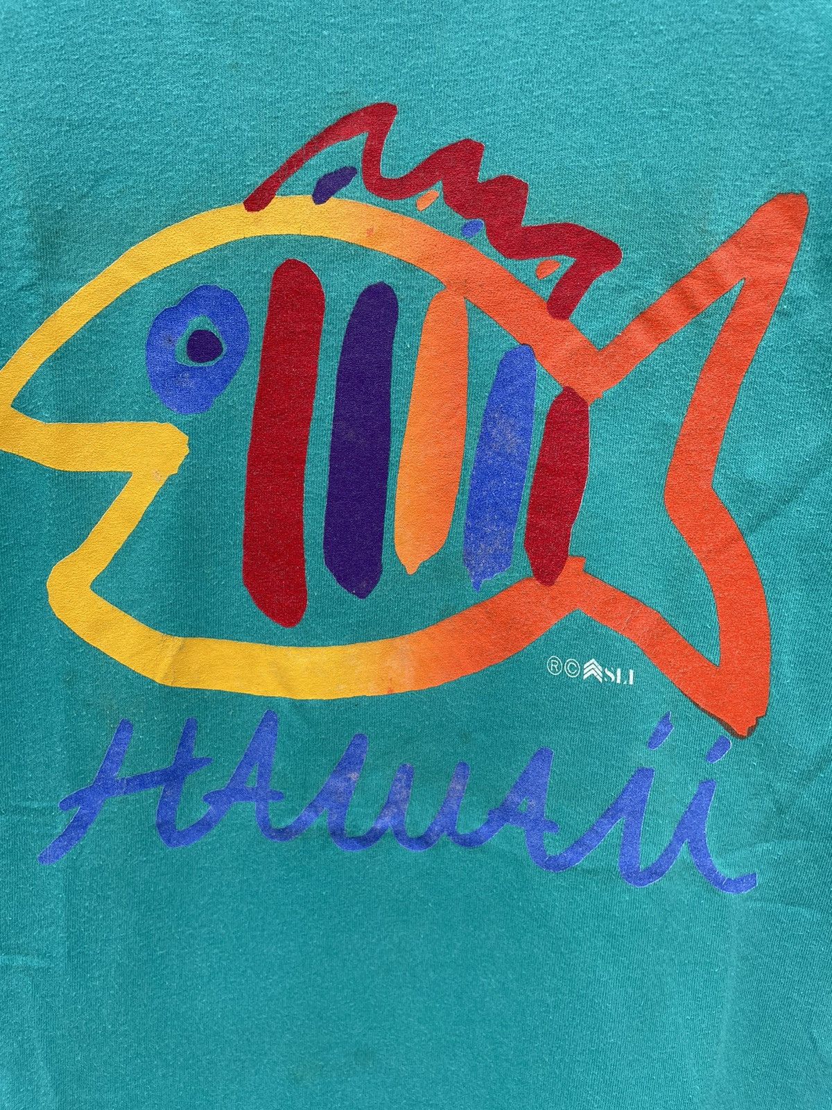 Vintage Vintage Hawaii Fish Printed tshirt Size US S / EU 44-46 / 1 - 3 Thumbnail