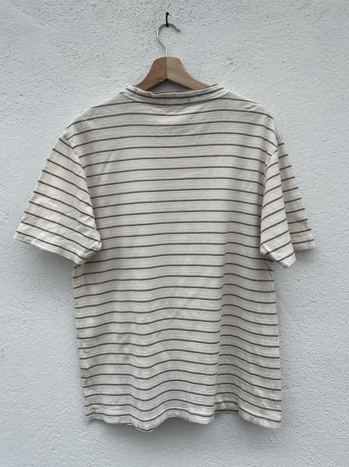 Y's for Men Vintage Y’saccs SACSNY Striped Tshirt Size US L / EU 52-54 / 3 - 3 Thumbnail