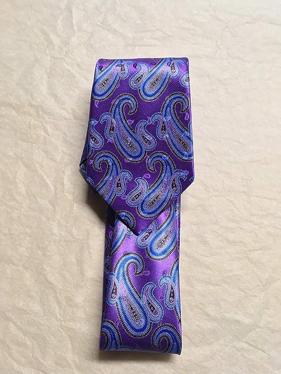 Ermenegildo Zegna Ermenegildo Zegna Paisley Silk Tie, Size Regular - Purple Size ONE SIZE - 4 Thumbnail