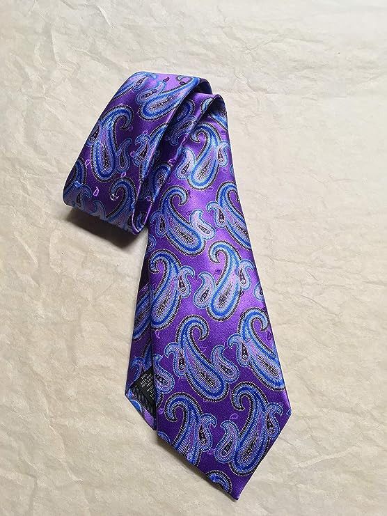 Ermenegildo Zegna Ermenegildo Zegna Paisley Silk Tie, Size Regular - Purple Size ONE SIZE - 5 Thumbnail