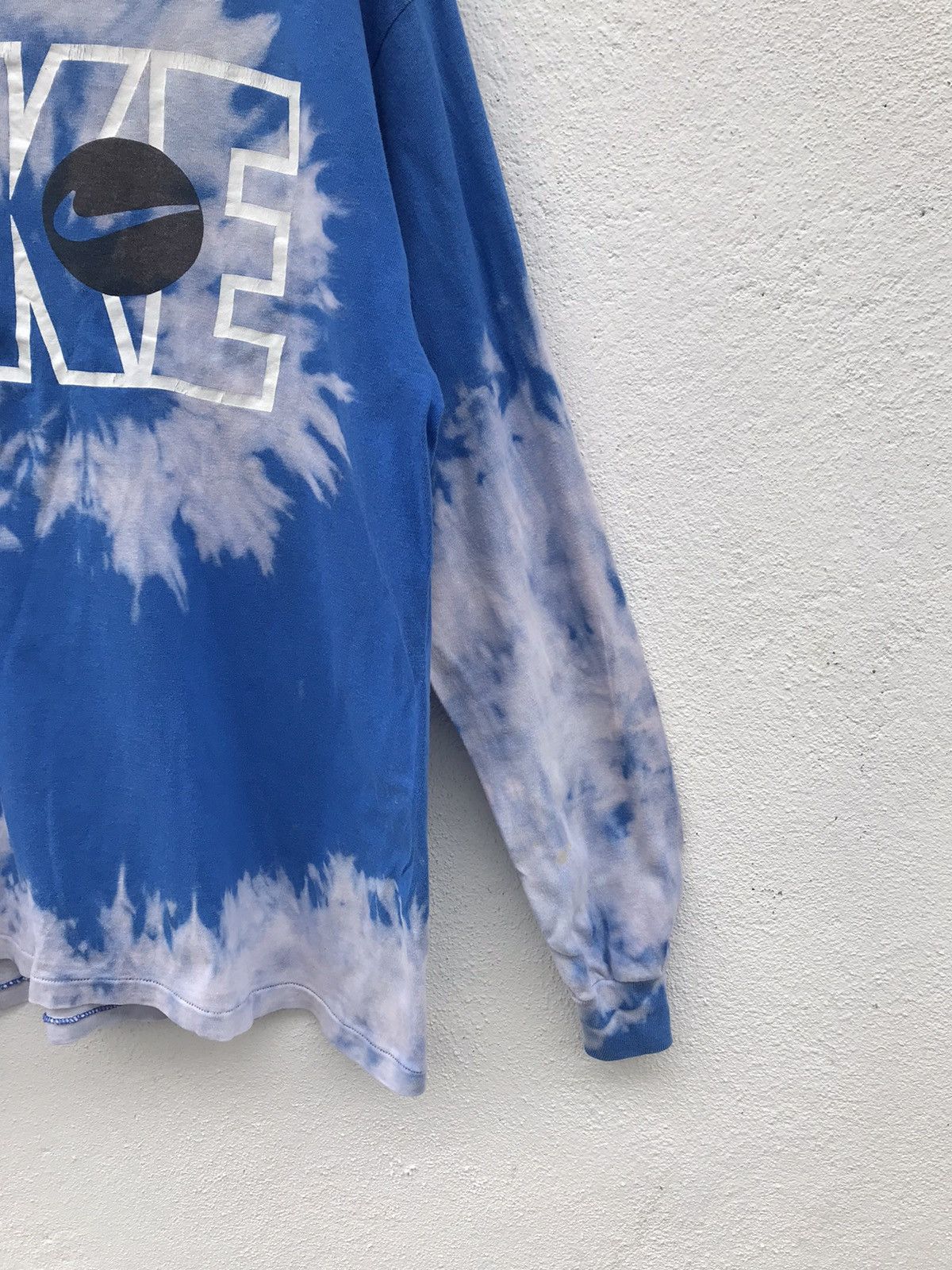 Nike Made In Usa Nike Big Logo Acid Wash Long Sleeve T Shirt Size US XL / EU 56 / 4 - 4 Thumbnail