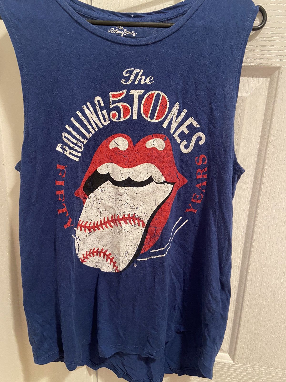 The Rolling Stones The ROLLING STONES 50 yers sleeve less t Shirt Size US M / EU 48-50 / 2 - 6 Thumbnail