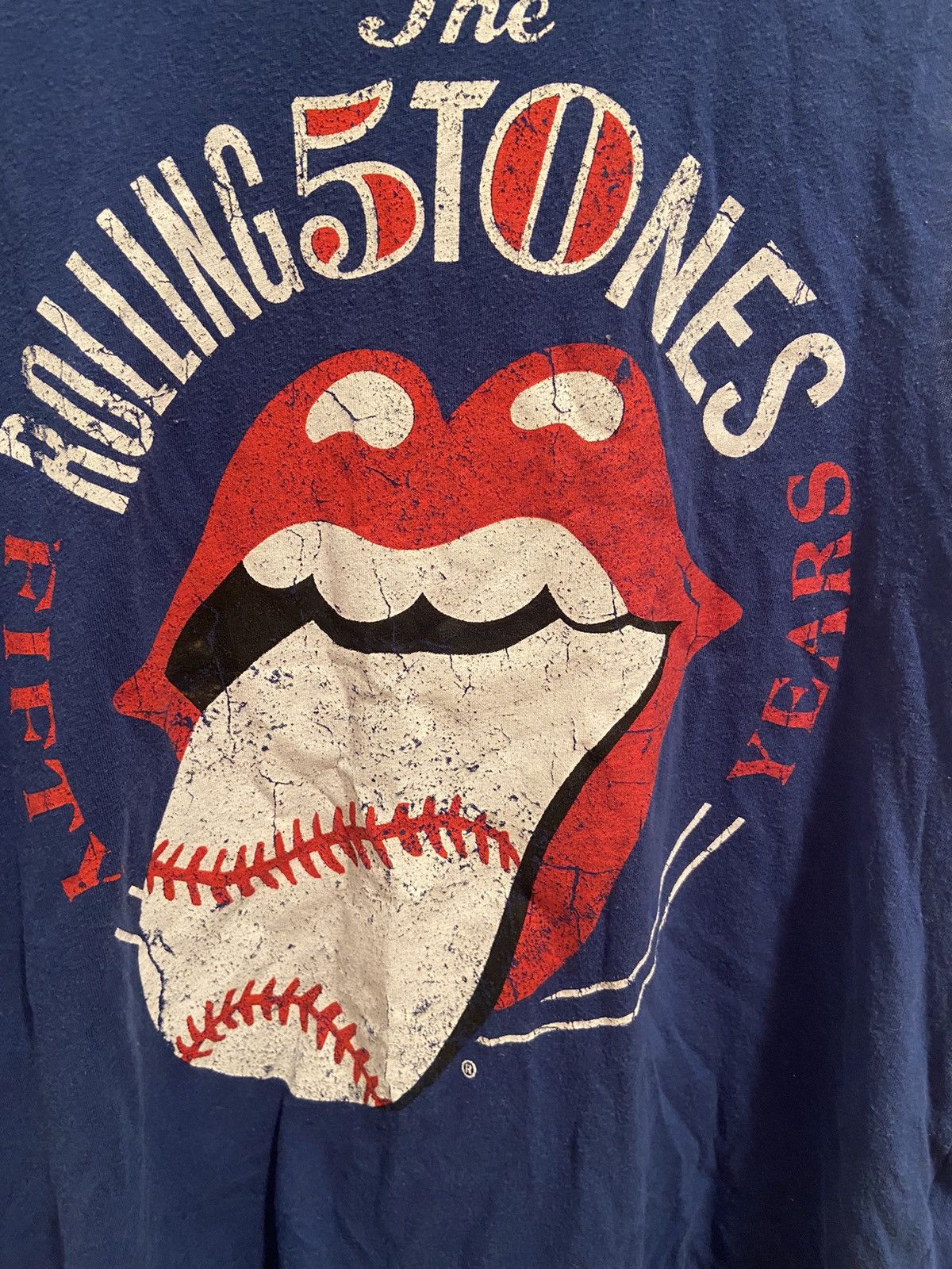 The Rolling Stones The ROLLING STONES 50 yers sleeve less t Shirt Size US M / EU 48-50 / 2 - 5 Thumbnail