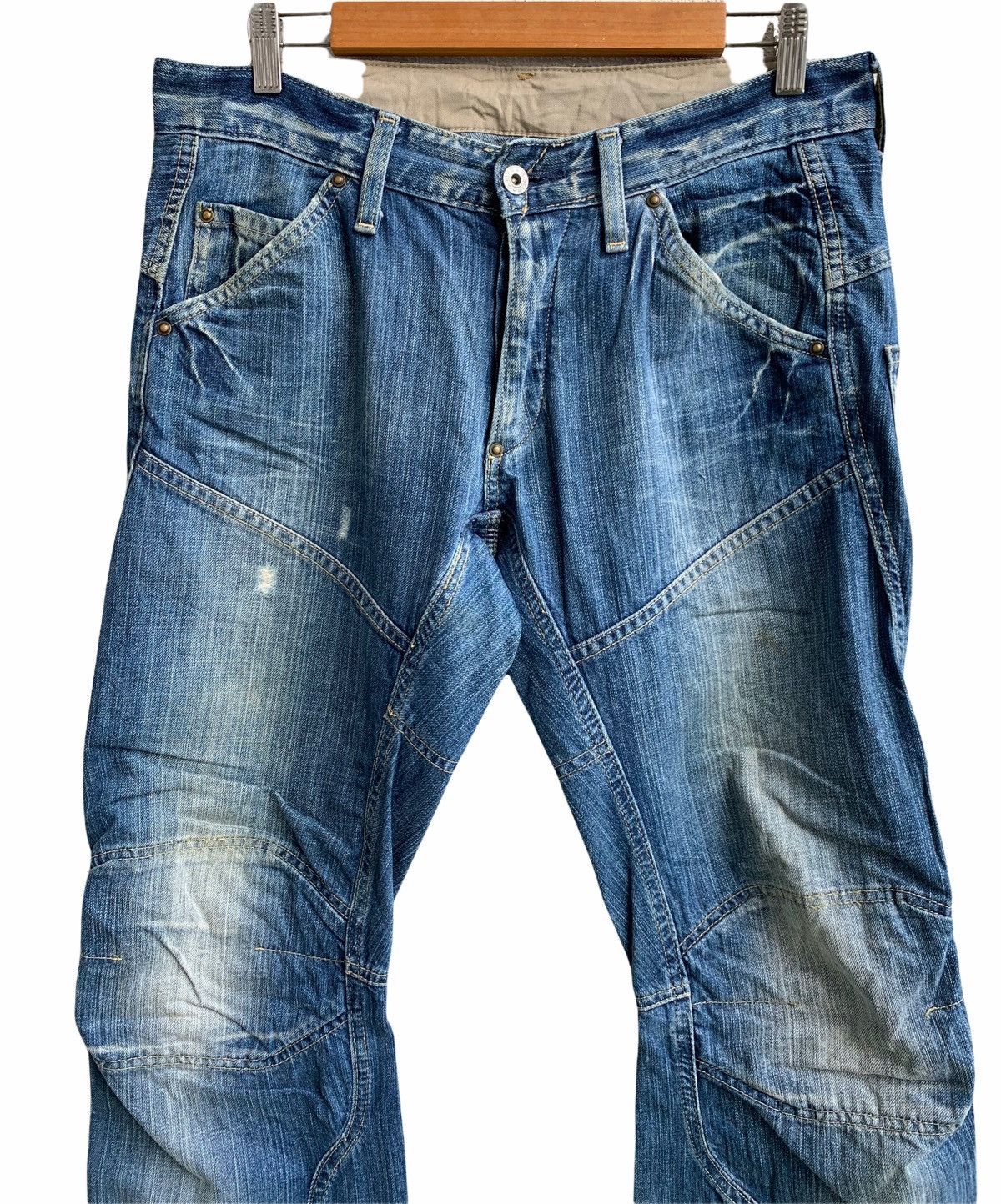 G-Star Distressed G Star Raw Original Denim jeans Size US 34 / EU 50 - 5 Thumbnail