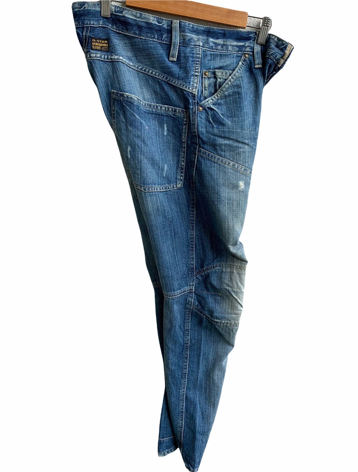 G-Star Distressed G Star Raw Original Denim jeans Size US 34 / EU 50 - 3 Thumbnail