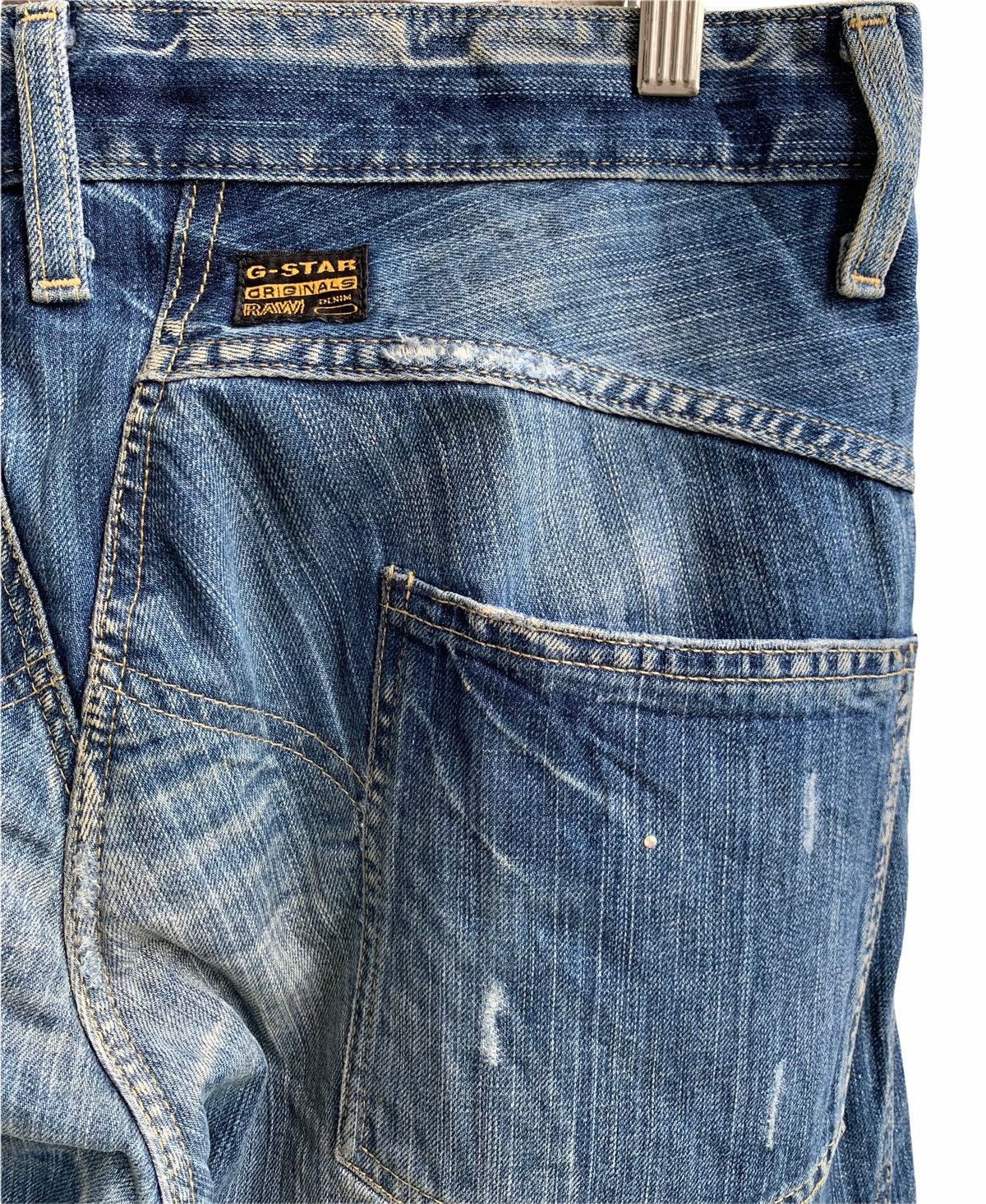 G-Star Distressed G Star Raw Original Denim jeans Size US 34 / EU 50 - 10 Thumbnail