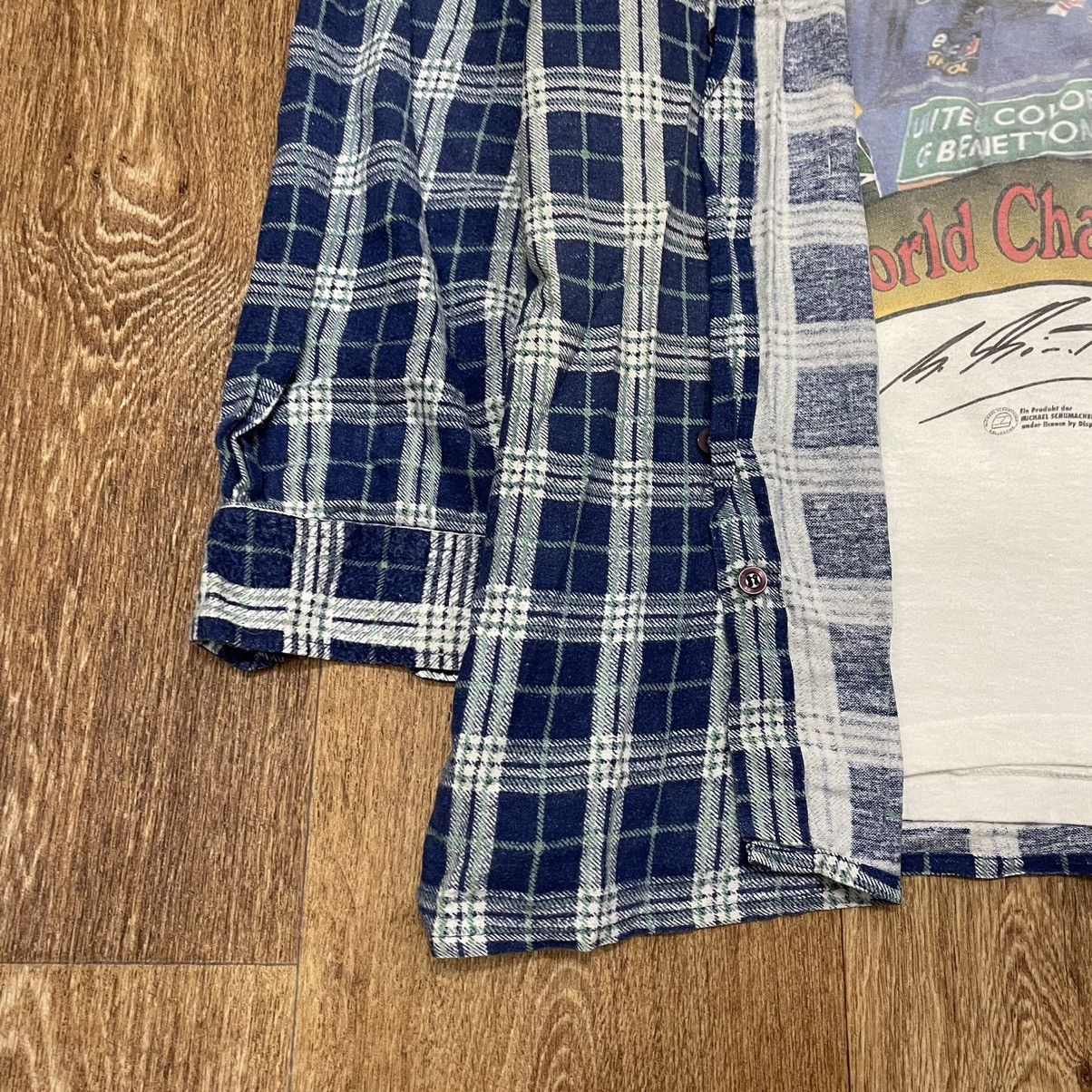 Vintage Vintage 90s Plaid Shirt Oversized Grunge Streetwear Thrifted Size US L / EU 52-54 / 3 - 5 Thumbnail