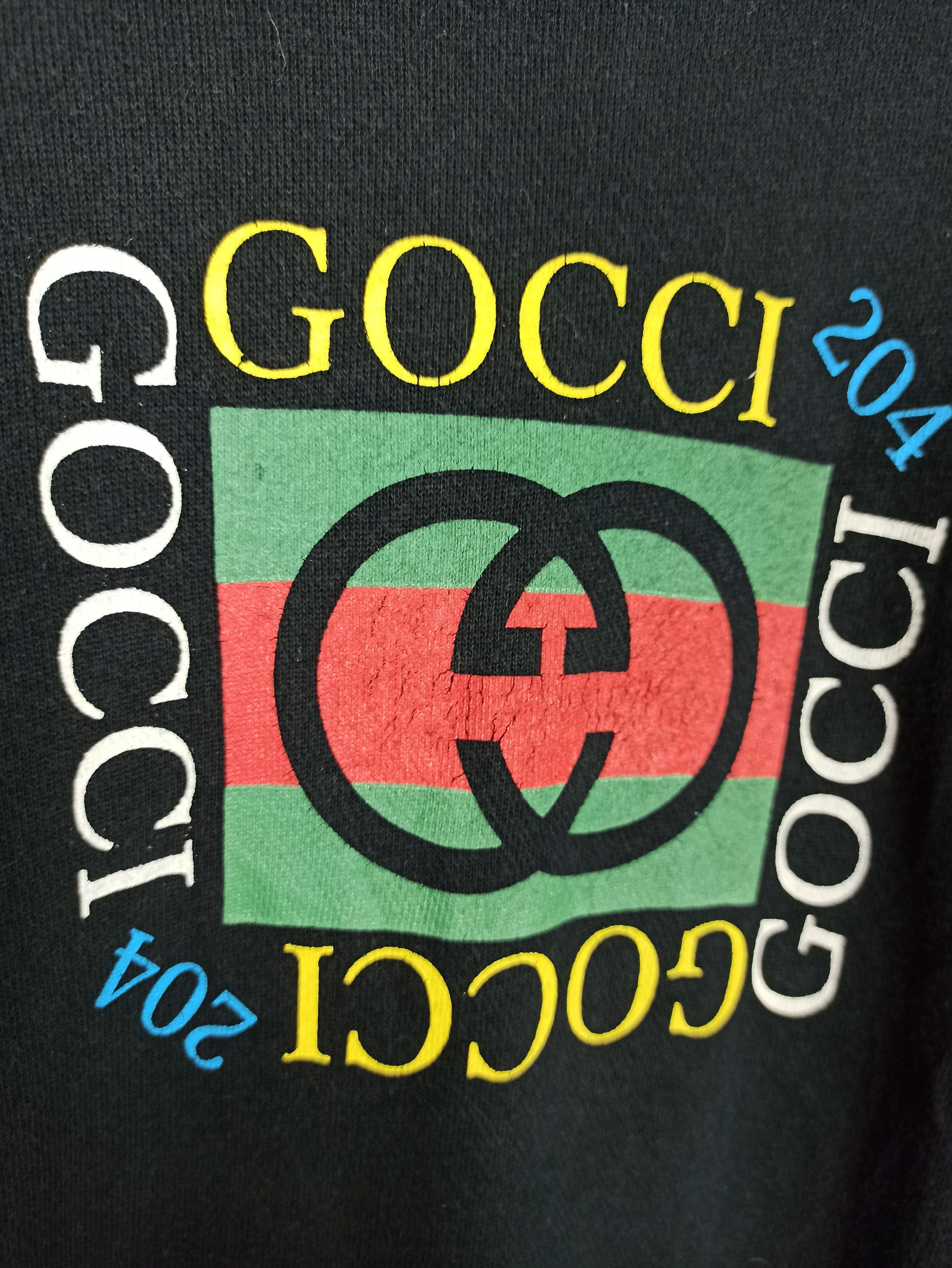 Japanese Brand Gocci 204 Sweatshirts Jumper Crewneck parody Gucci (c42) Size US S / EU 44-46 / 1 - 3 Thumbnail