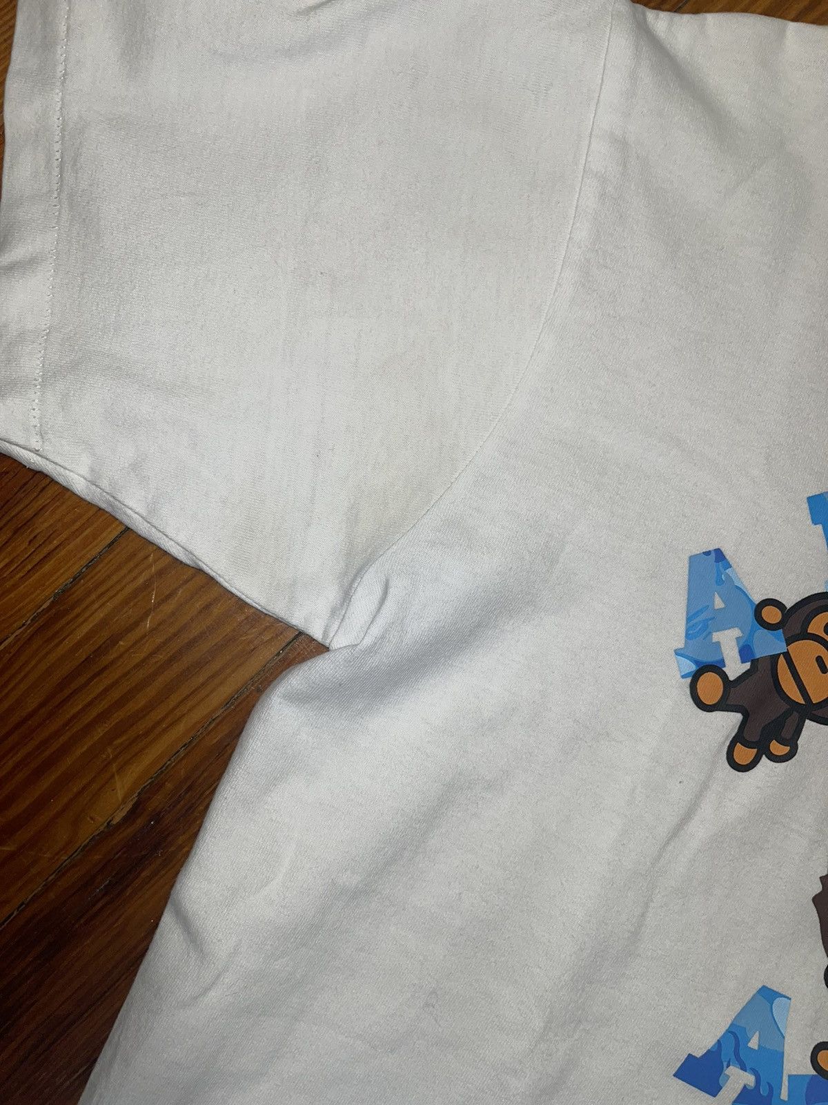 Bape Fire Camo Milo College Tee Size US M / EU 48-50 / 2 - 3 Thumbnail