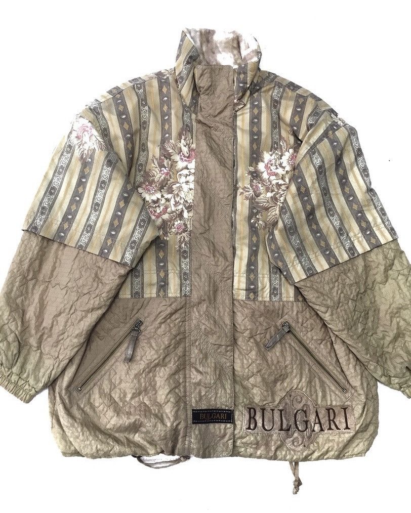 Bvlgari 💥delete today💥Vintage Bvlgari bomber jacket motif flora Size US L / EU 52-54 / 3 - 1 Thumbnail