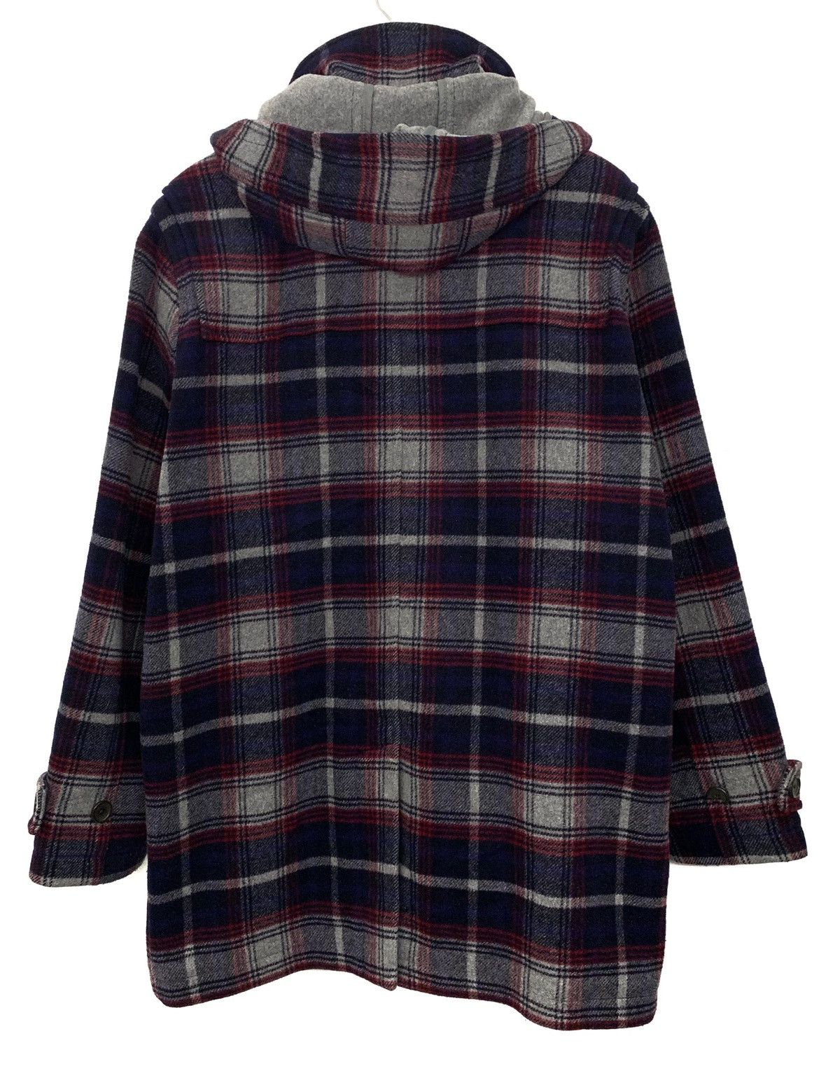 Tommy Hilfiger × Vintage 🔥Tommy Hilfiger Hoodie Trench Coat Checked Winter Jacket Size US M / EU 48-50 / 2 - 3 Thumbnail