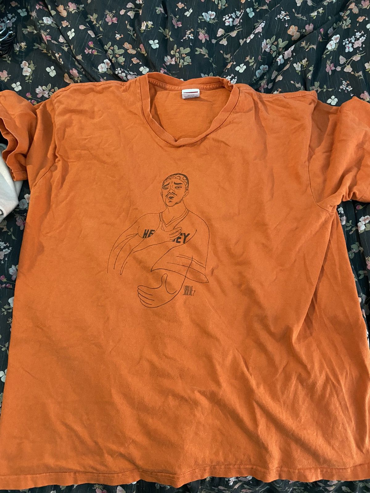 Supreme Hennessy Brown Hennessy Shirt Supreme Prodigy Tee