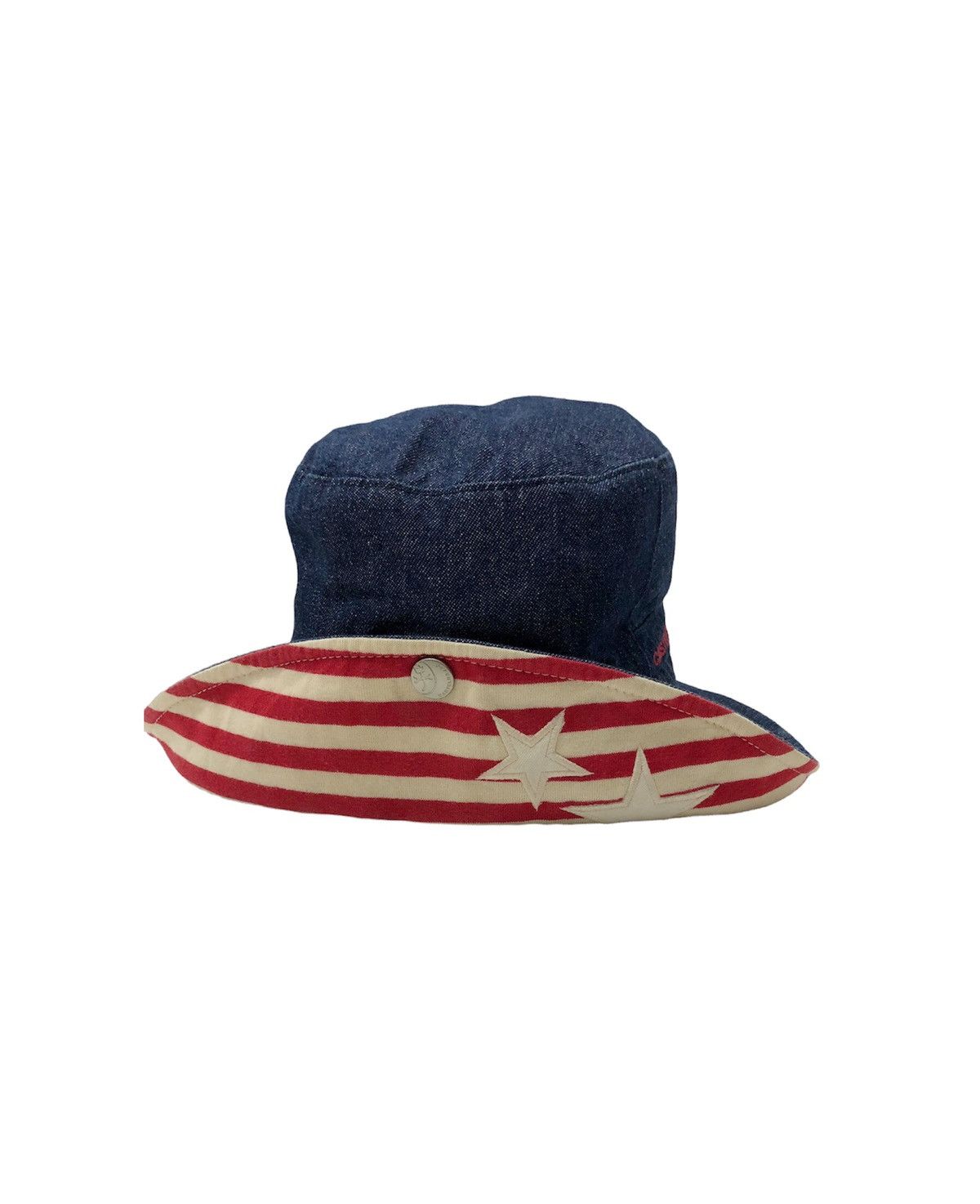 Jean-Charles De Castelbajac Floral Bucket Hat Whimsical Adult Yellow Floral Bucket Hat for Gardening and  main image 2