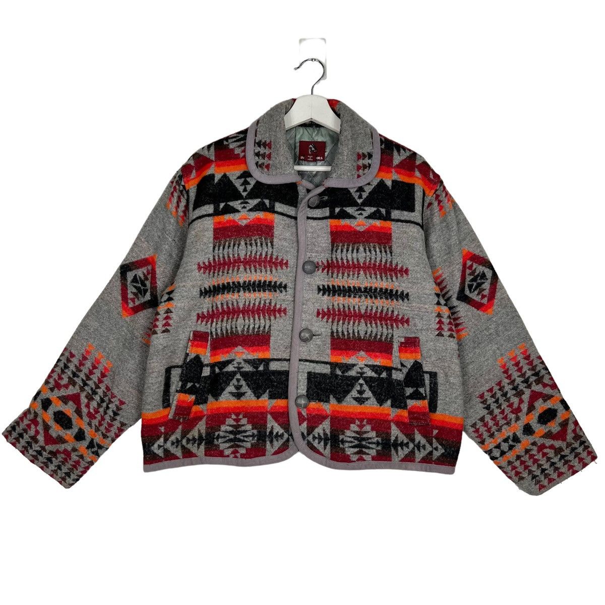 Buzz Rickson's 🔥 INDIAN TOOLS NATIVE MOTIVE AZTEC NAVAJO CROPED JACKET Size US M / EU 48-50 / 2 - 2 Thumbnail
