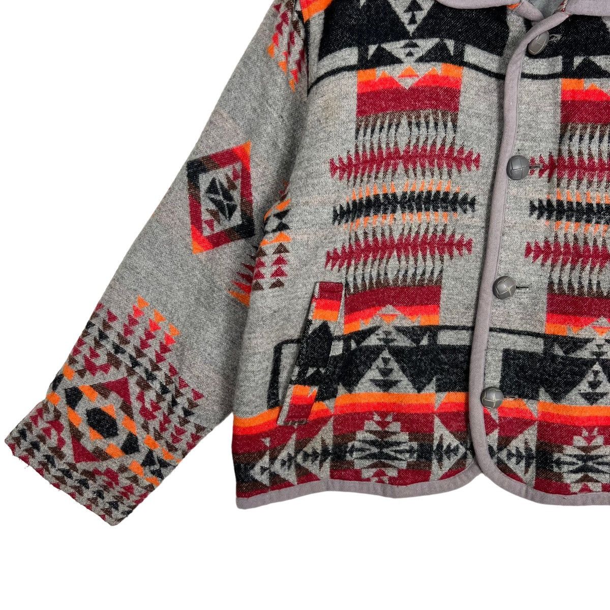 Buzz Rickson's 🔥 INDIAN TOOLS NATIVE MOTIVE AZTEC NAVAJO CROPED JACKET Size US M / EU 48-50 / 2 - 3 Thumbnail