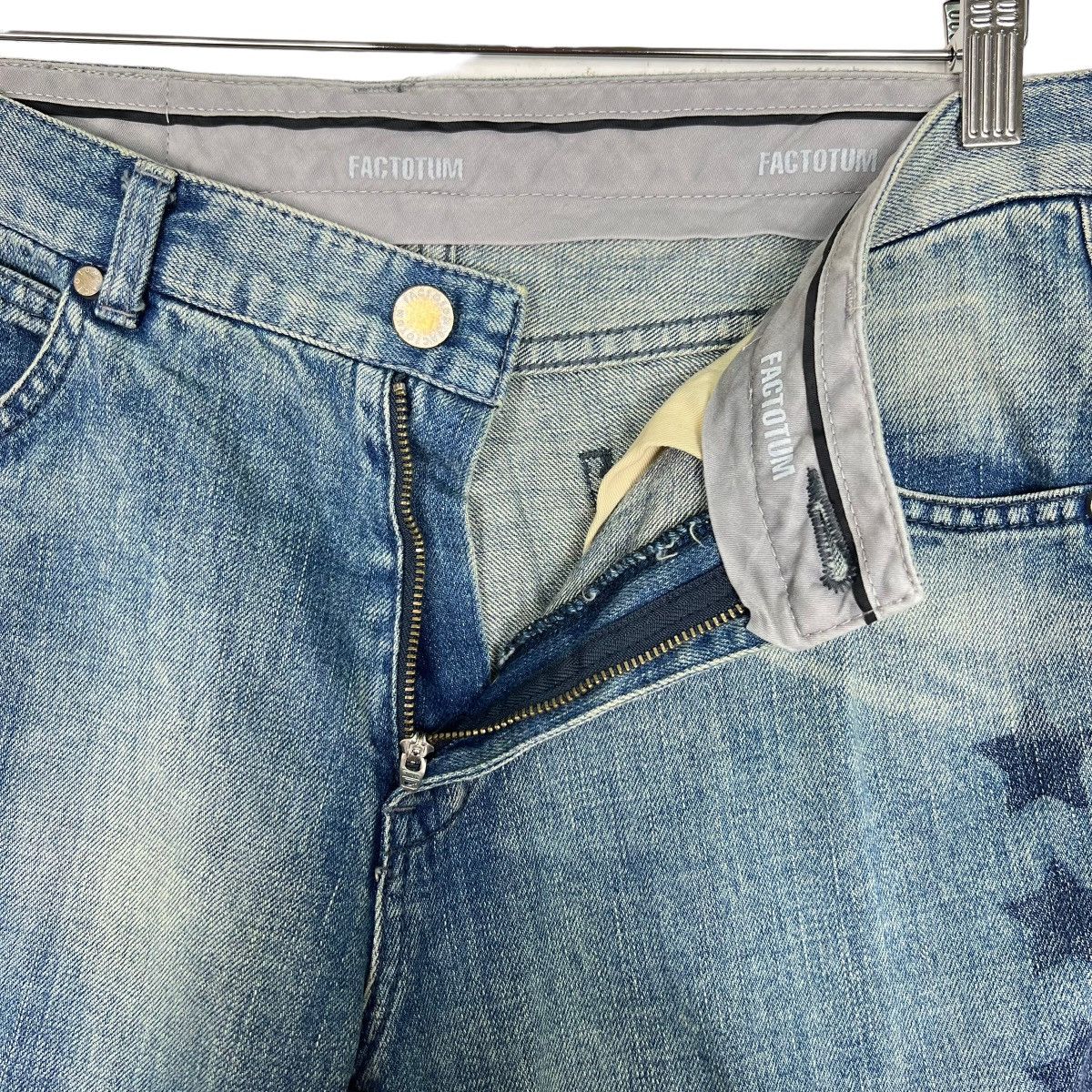 FACTOTUM 🔥 FACTATUM SIDE STAR DENIM Size US 30 / EU 46 - 9 Thumbnail