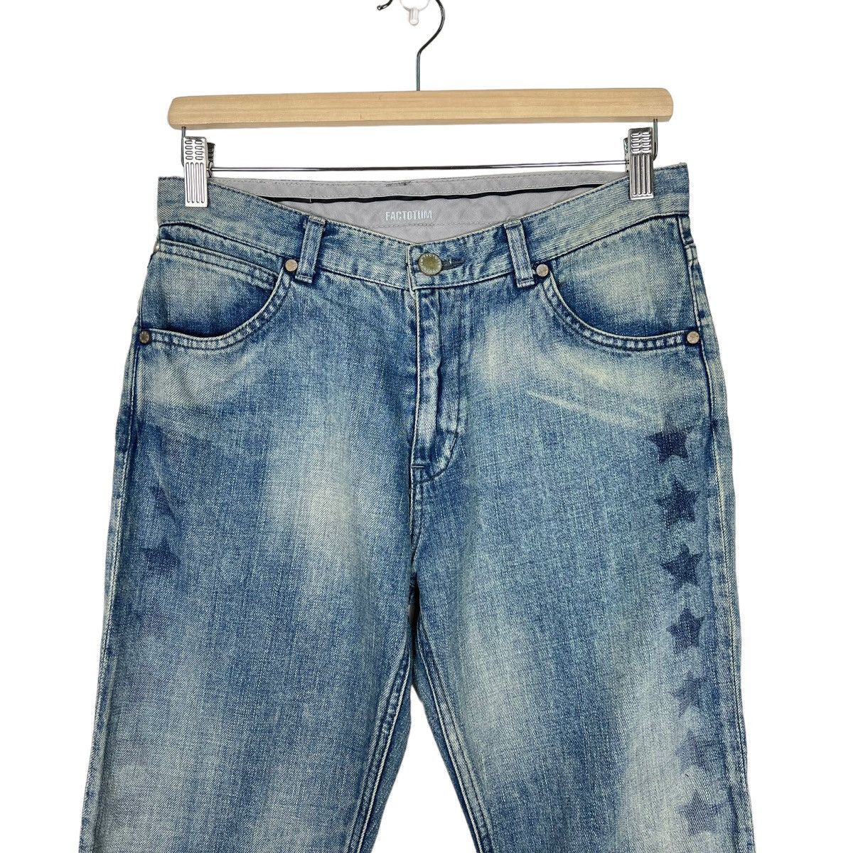 FACTOTUM 🔥 FACTATUM SIDE STAR DENIM Size US 30 / EU 46 - 4 Thumbnail