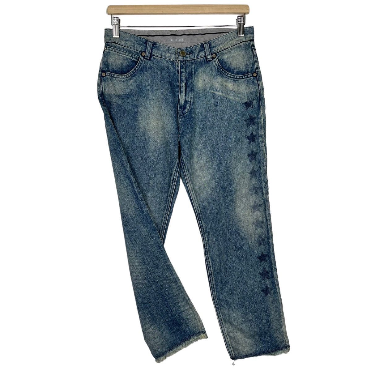 FACTOTUM 🔥 FACTATUM SIDE STAR DENIM Size US 30 / EU 46 - 3 Thumbnail