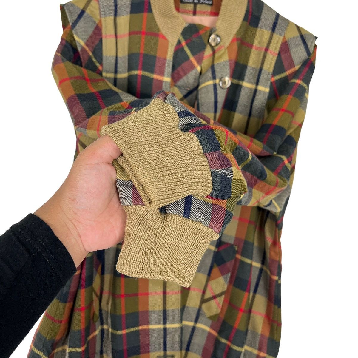 Vintage 🔥 VINTAGE AVOCA CHECK PLAID BOMBER JACKET MADE IN IRELAND Size US XL / EU 56 / 4 - 9 Thumbnail