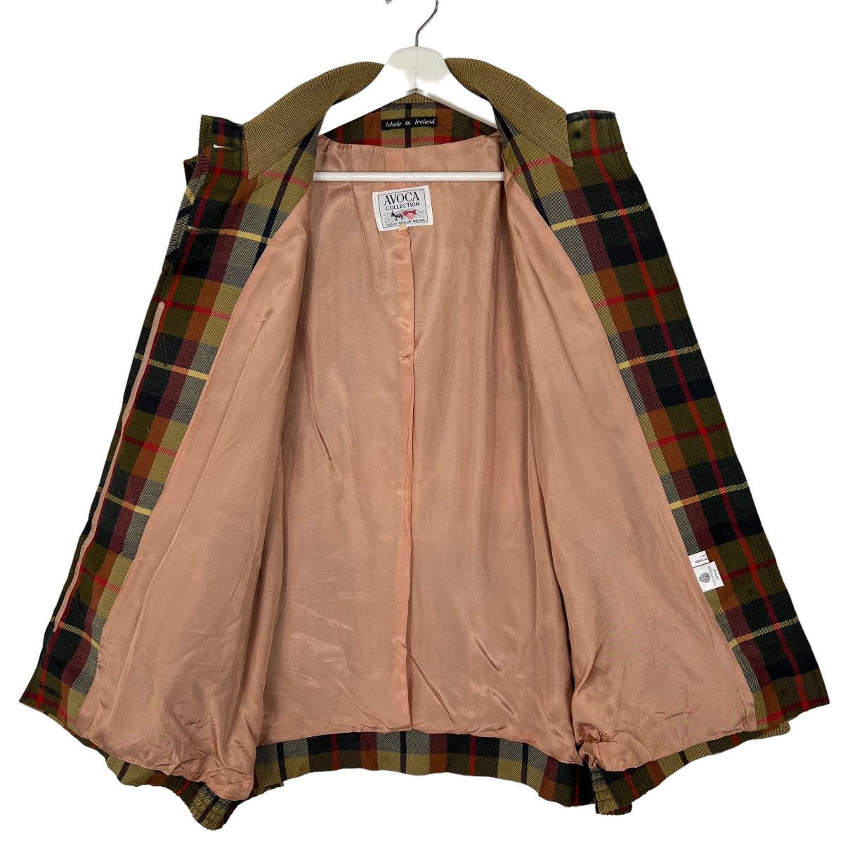 Vintage 🔥 VINTAGE AVOCA CHECK PLAID BOMBER JACKET MADE IN IRELAND Size US XL / EU 56 / 4 - 7 Thumbnail