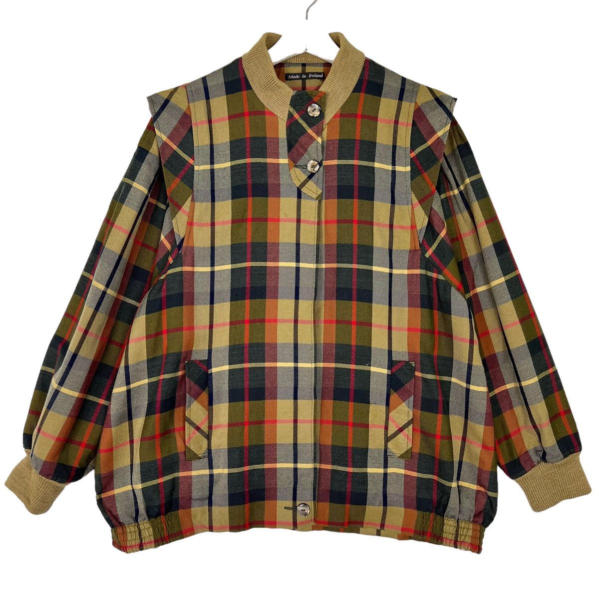 Vintage 🔥 VINTAGE AVOCA CHECK PLAID BOMBER JACKET MADE IN IRELAND Size US XL / EU 56 / 4 - 1 Thumbnail