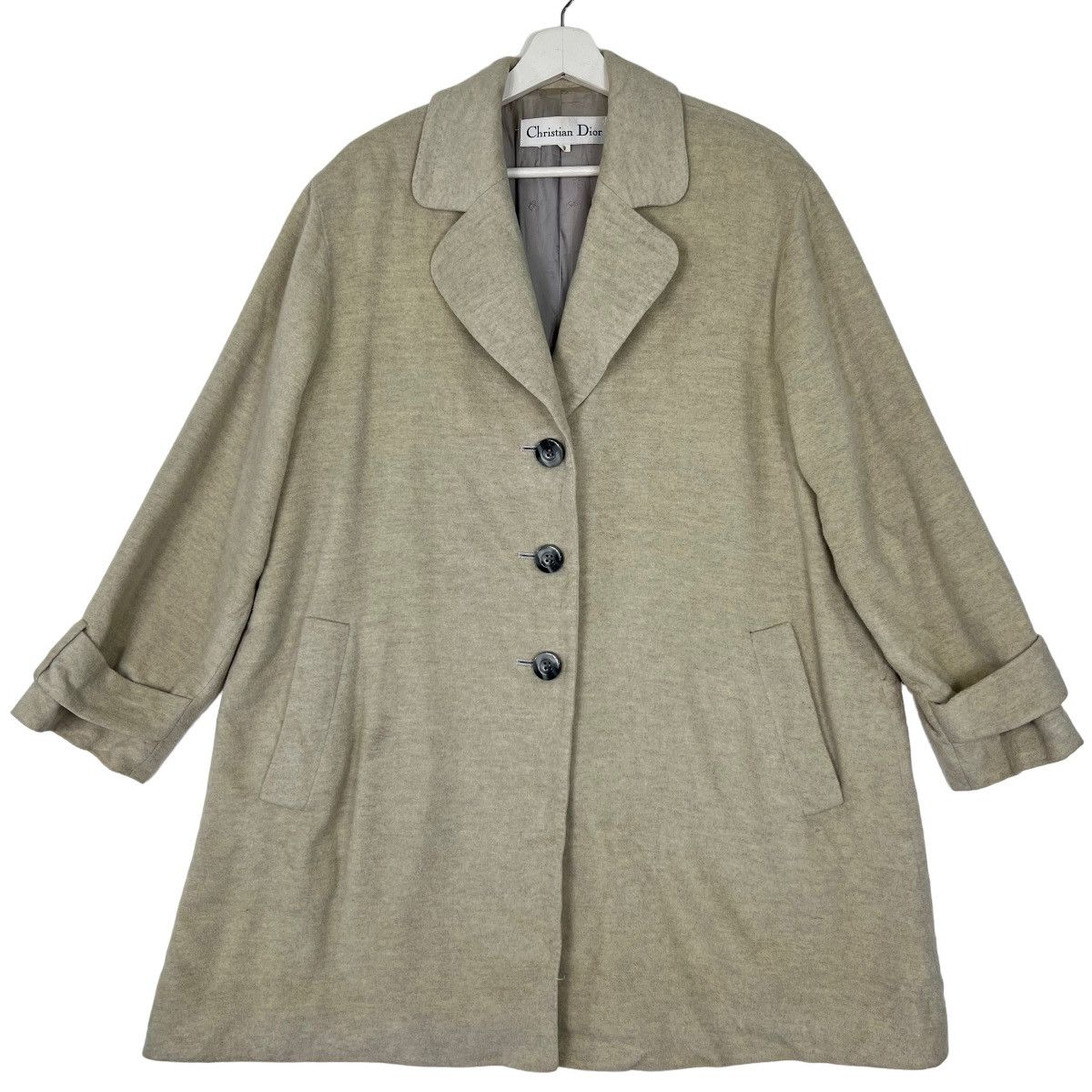 Christian Dior Monsieur 🔥 VINTAGE CHRISTIAN DIOR WOOL COAT Size US M / EU 48-50 / 2 - 2 Thumbnail