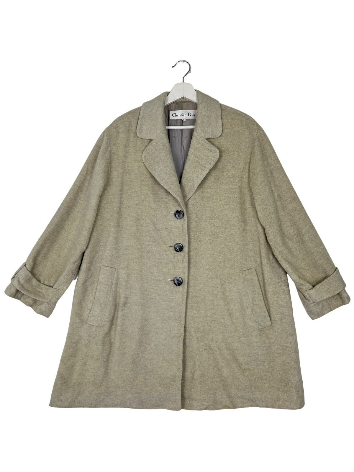 Christian Dior Monsieur 🔥 VINTAGE CHRISTIAN DIOR WOOL COAT Size US M / EU 48-50 / 2 - 6 Thumbnail