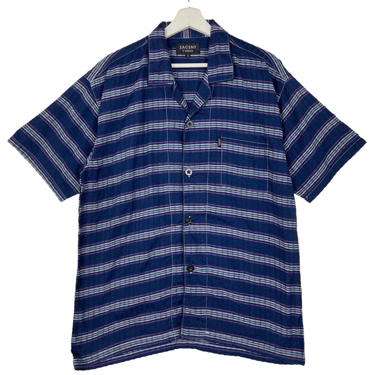 Yohji Yamamoto 🔥 Y'SACCS YOHJI YAMAMOTO STRIPE SHIRTS Size US L / EU 52-54 / 3 - 2 Thumbnail