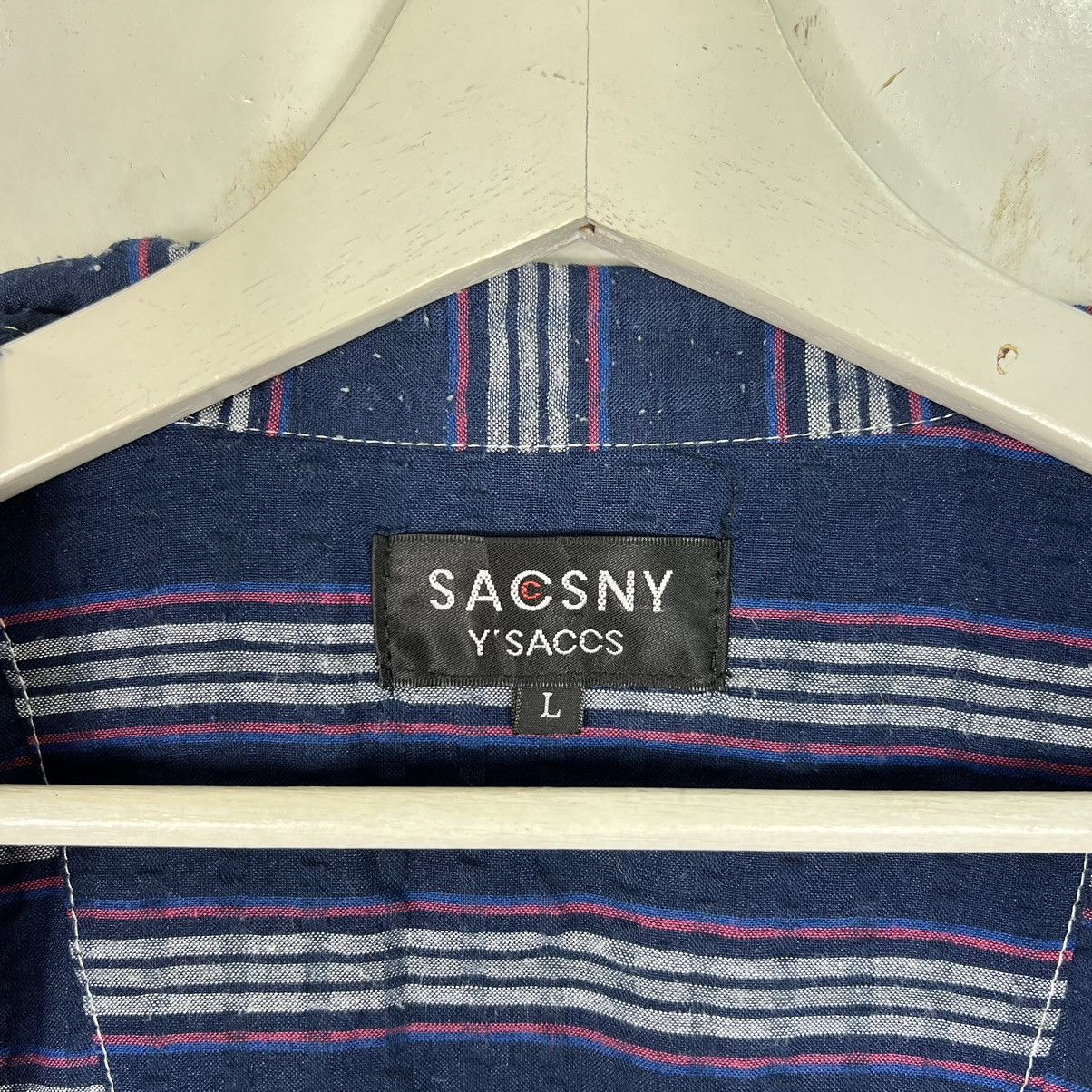Yohji Yamamoto 🔥 Y'SACCS YOHJI YAMAMOTO STRIPE SHIRTS Size US L / EU 52-54 / 3 - 8 Thumbnail
