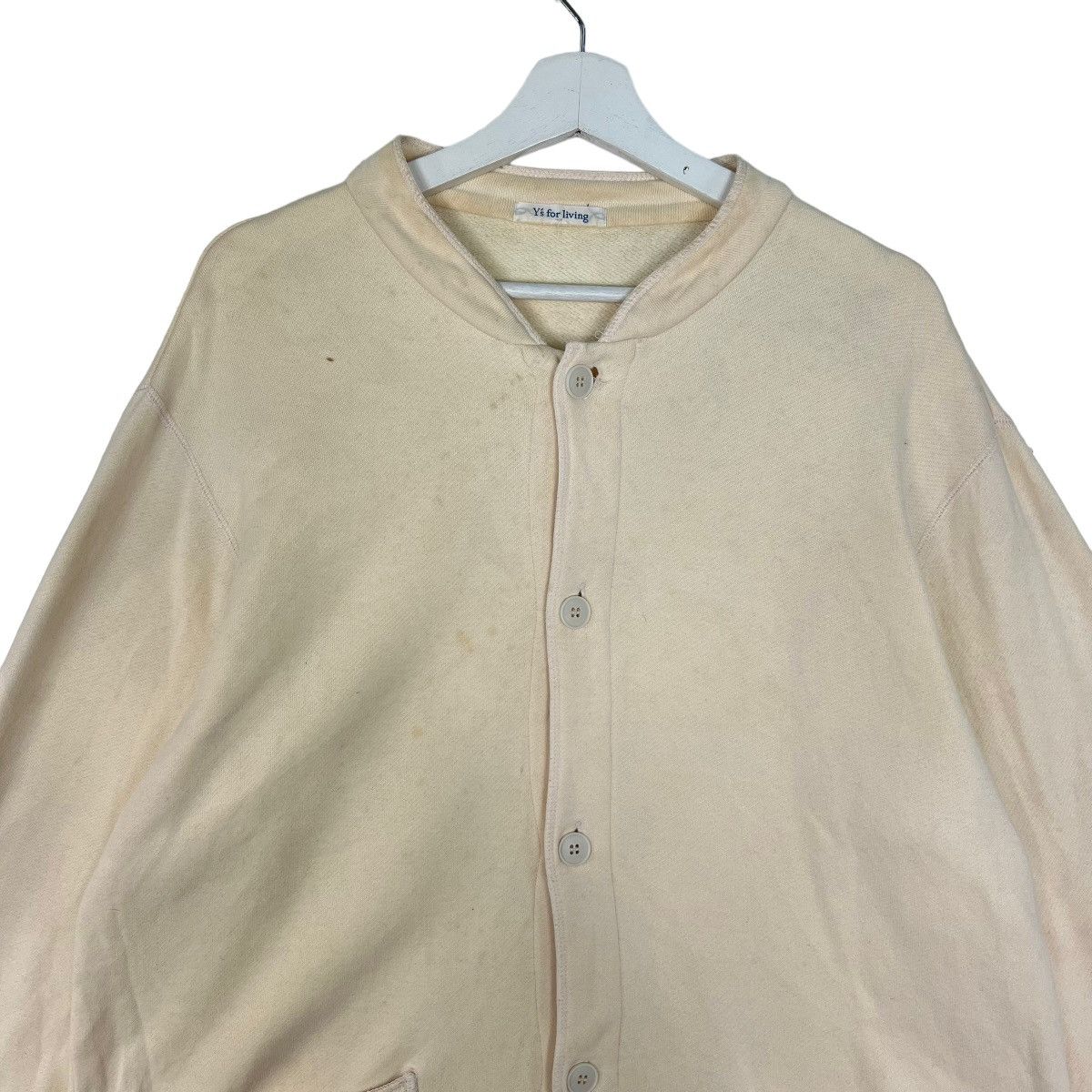 Yohji Yamamoto 🔥 Y's FOR LIVING YOHJI YAMAMOTO MANDARIN COLAR CARDIGAN Size US L / EU 52-54 / 3 - 4 Thumbnail