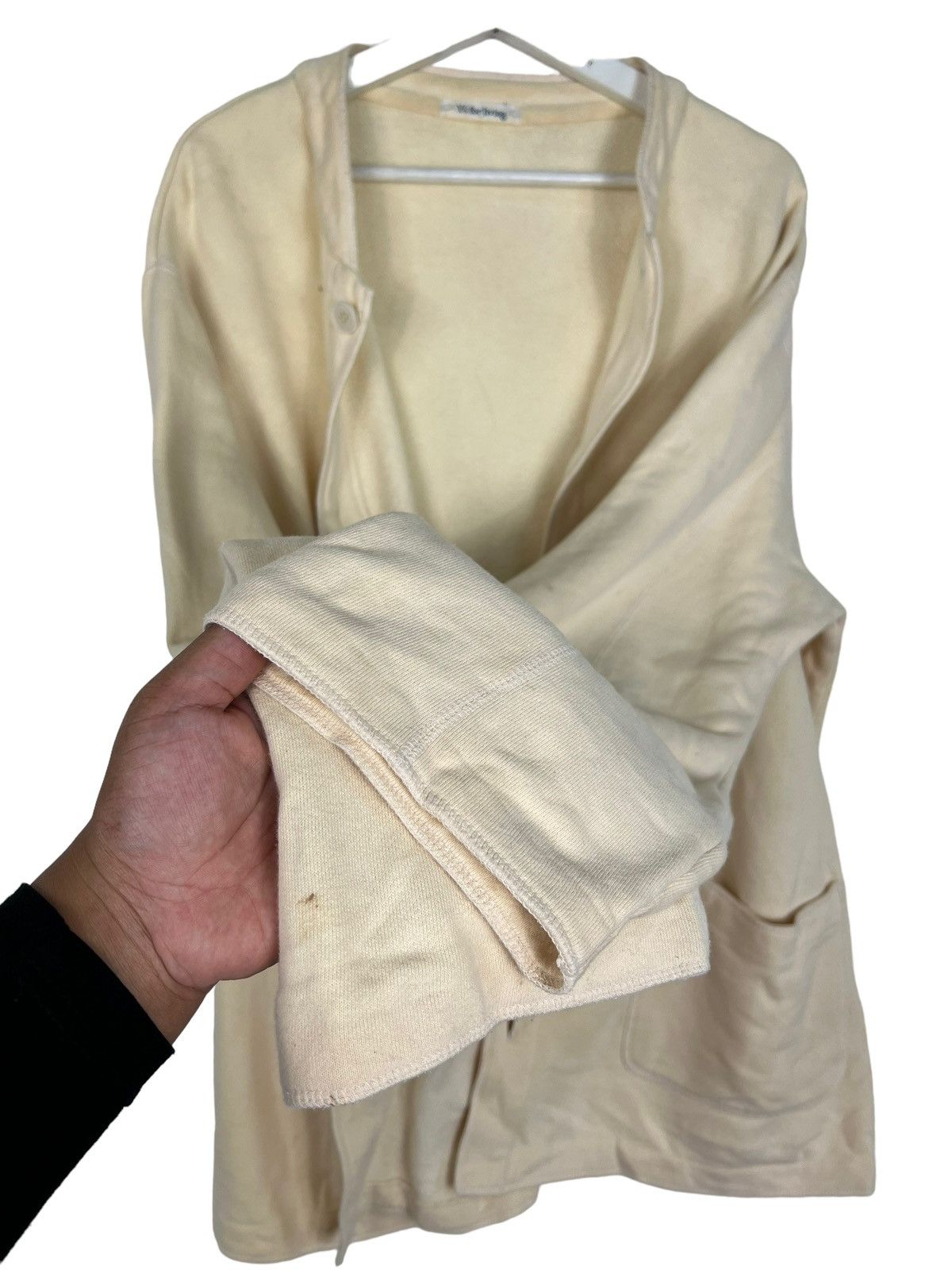 Yohji Yamamoto 🔥 Y's FOR LIVING YOHJI YAMAMOTO MANDARIN COLAR CARDIGAN Size US L / EU 52-54 / 3 - 10 Thumbnail