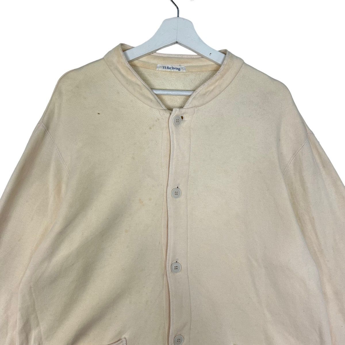 Yohji Yamamoto 🔥 Y's FOR LIVING YOHJI YAMAMOTO MANDARIN COLAR CARDIGAN Size US L / EU 52-54 / 3 - 5 Thumbnail