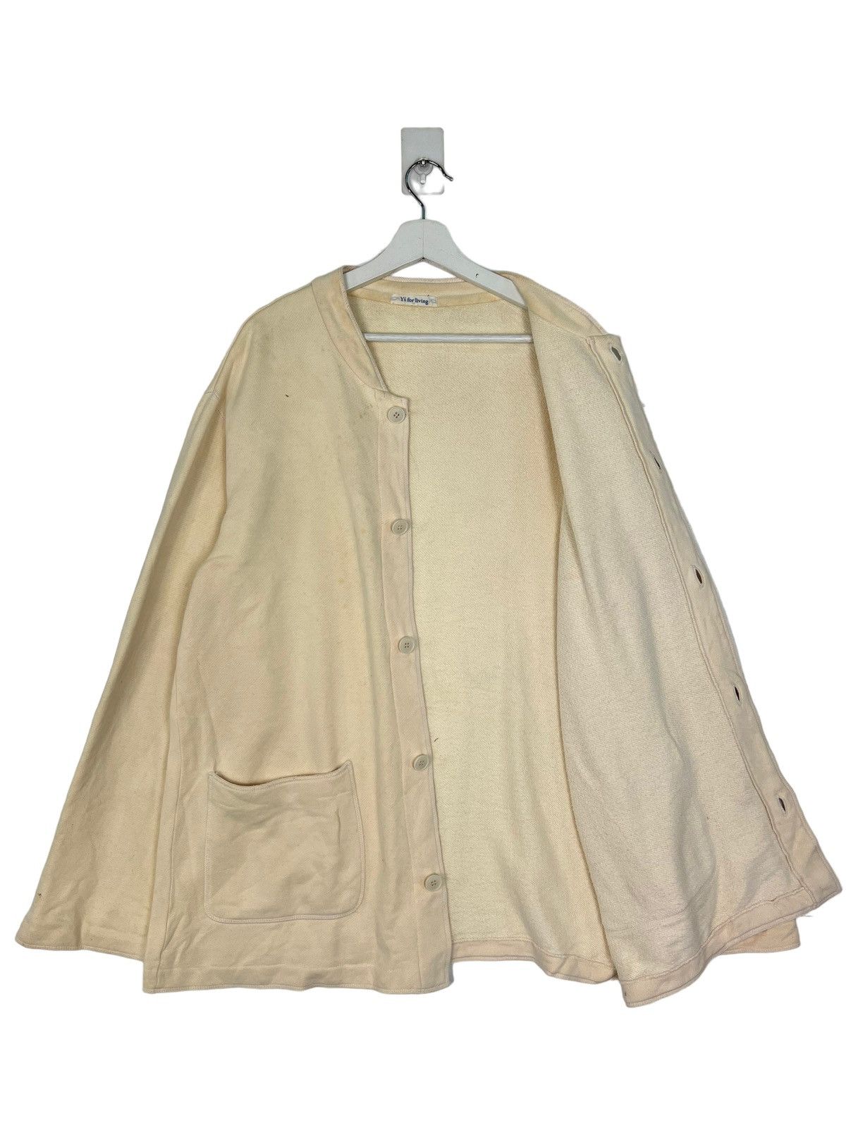 Yohji Yamamoto 🔥 Y's FOR LIVING YOHJI YAMAMOTO MANDARIN COLAR CARDIGAN Size US L / EU 52-54 / 3 - 1 Thumbnail