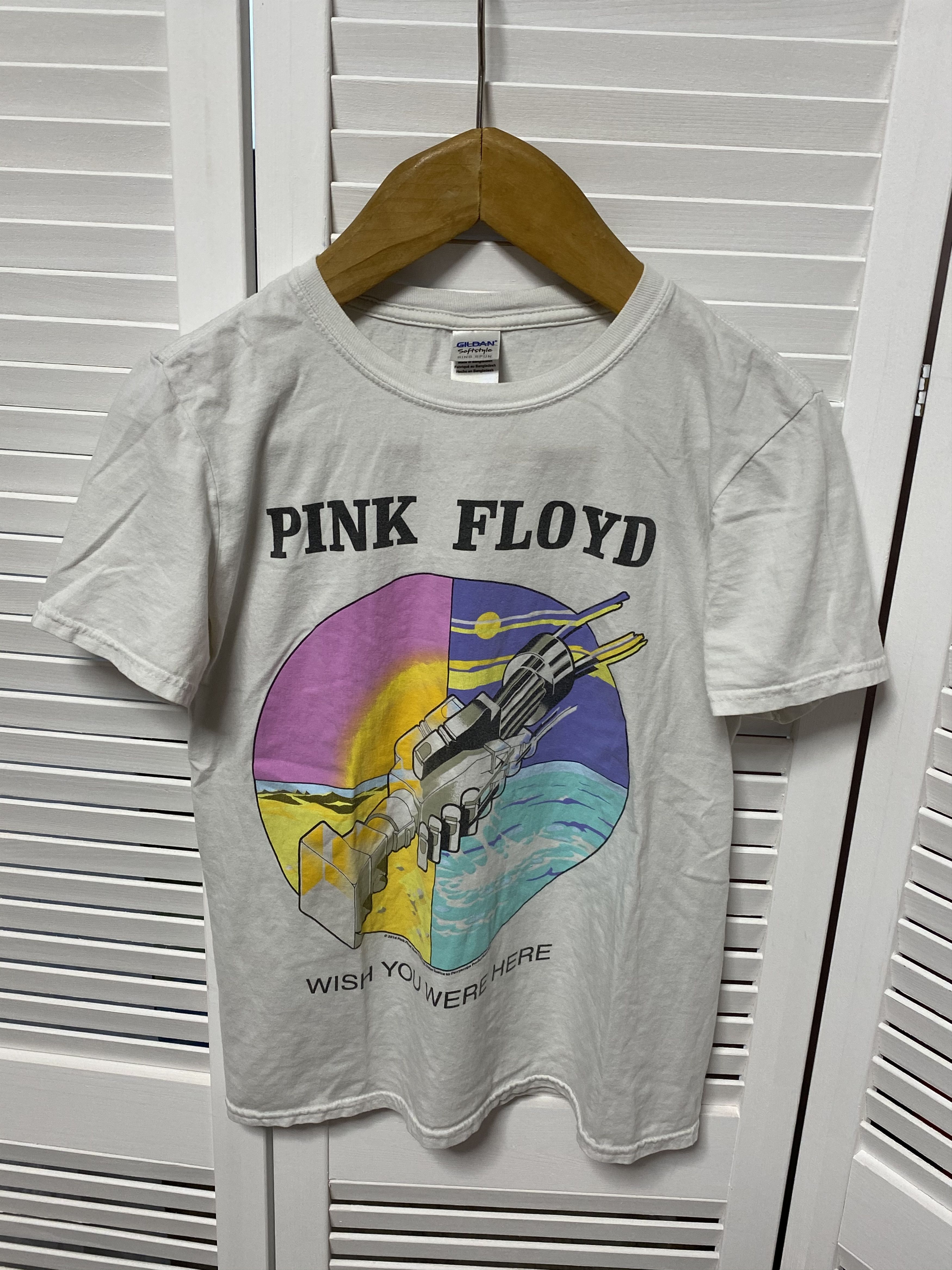 Pink Floyd Wish You Were Here Machine Greeting Blue Official T-Shirt - Foto 10