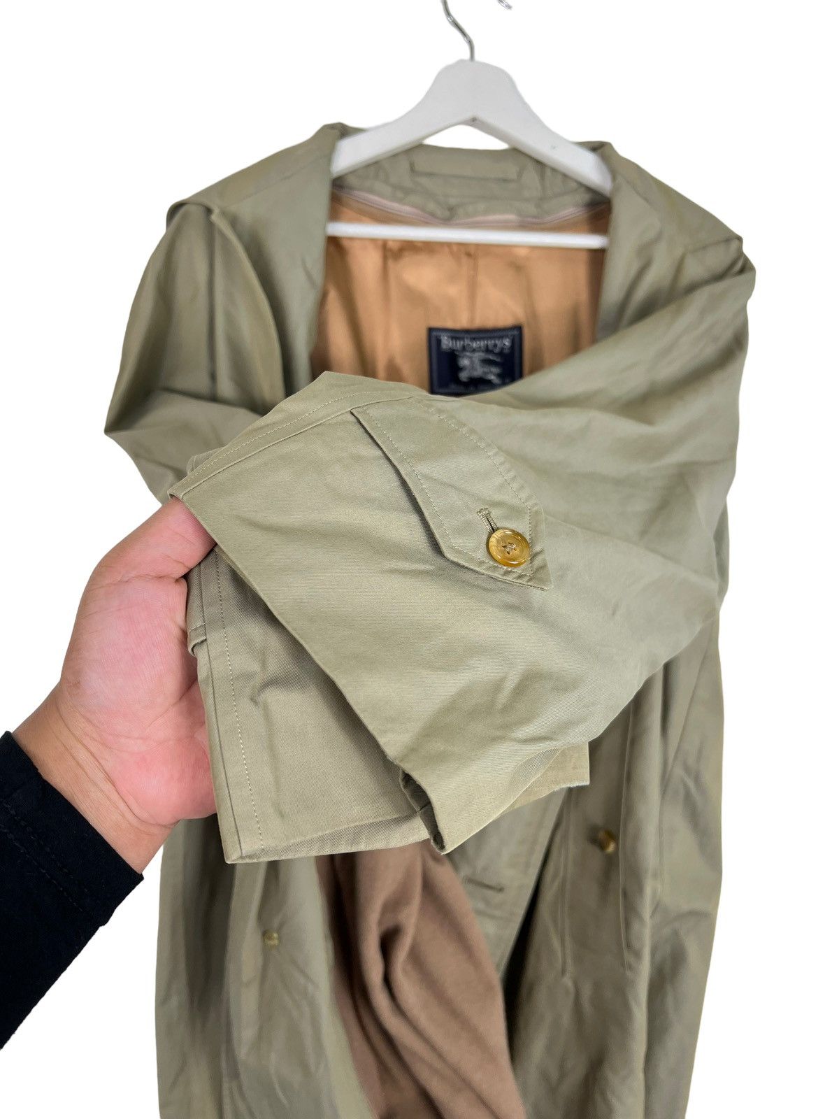 Burberry 🔥 80s 90s BURBERRY TRENCHCOAT MADE IN ENGLAND Size US M / EU 48-50 / 2 - 8 Thumbnail