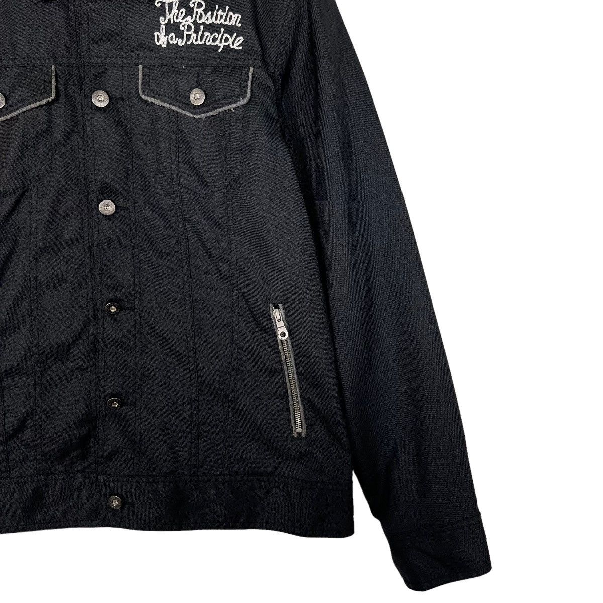 Hysteric Glamour 🔥 CRAZY DEVIL COATED TRUCKER JACKET Size US L / EU 52-54 / 3 - 5 Thumbnail