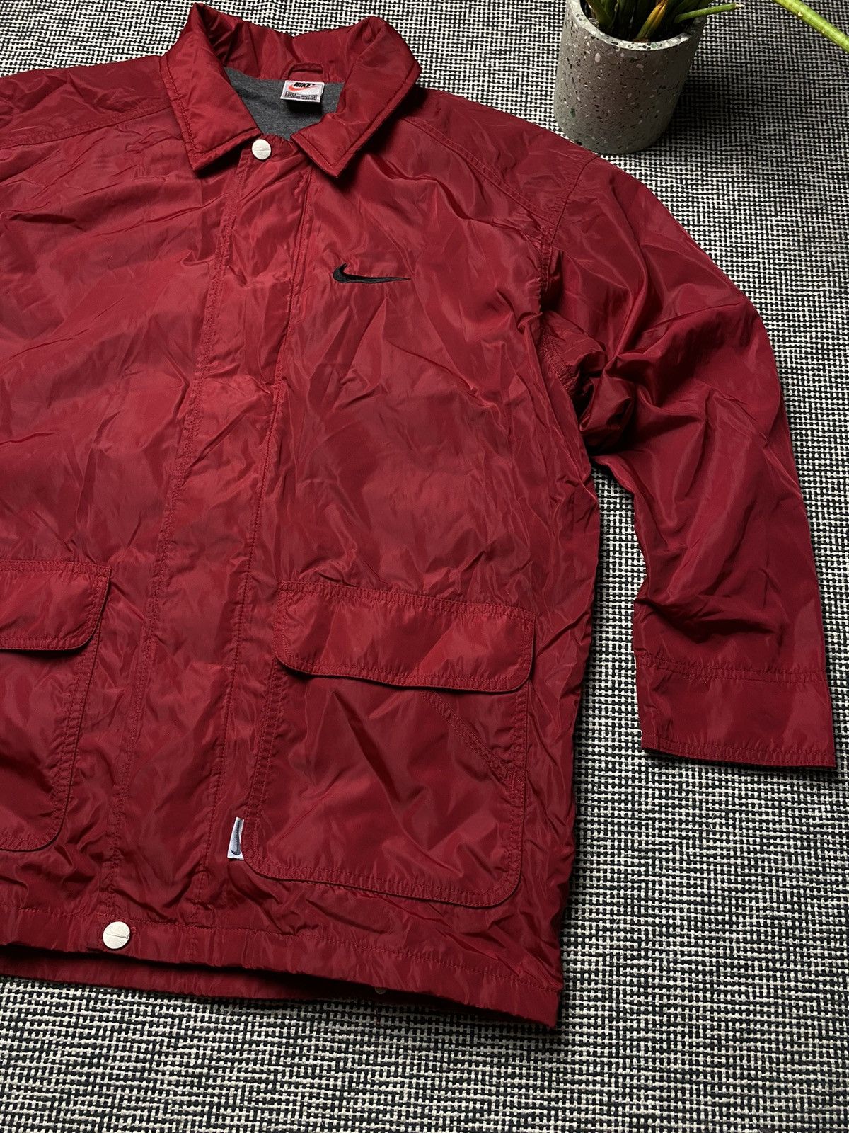Nike × Vintage Nike vintage jacket big swoosh y2k Size US S / EU 44-46 / 1 - 3 Thumbnail