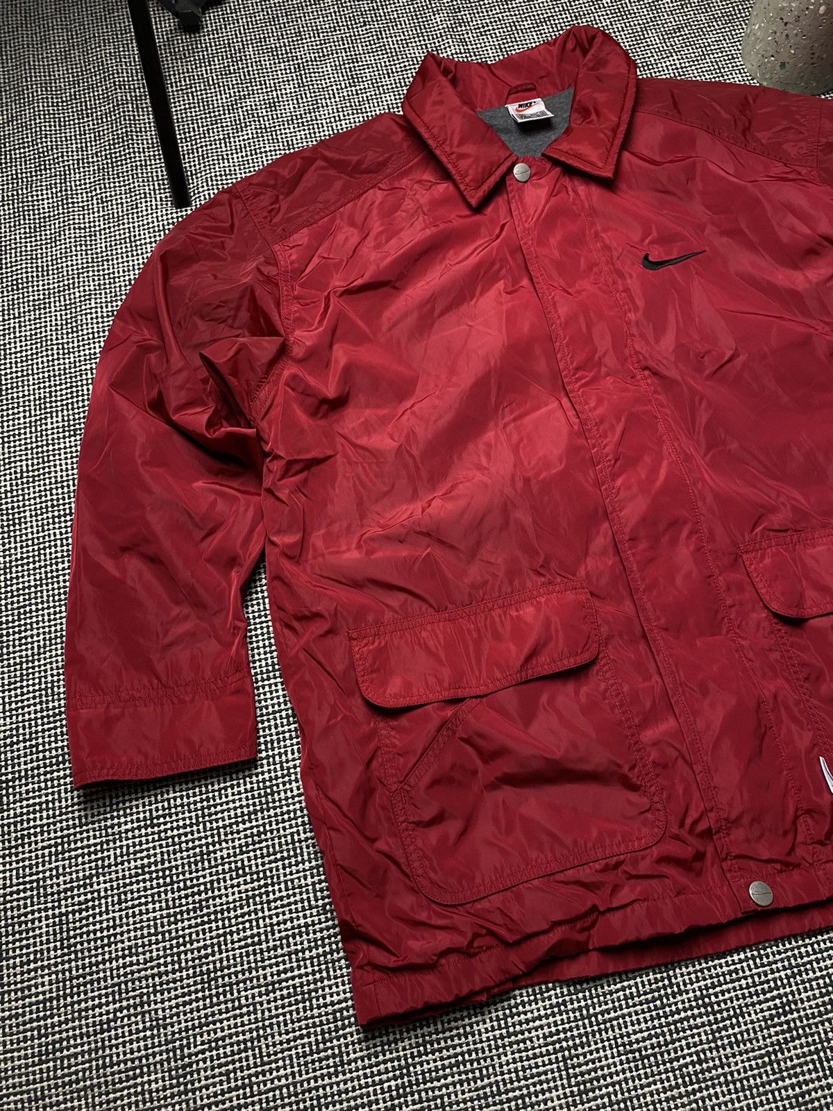 Nike × Vintage Nike vintage jacket big swoosh y2k Size US S / EU 44-46 / 1 - 4 Thumbnail